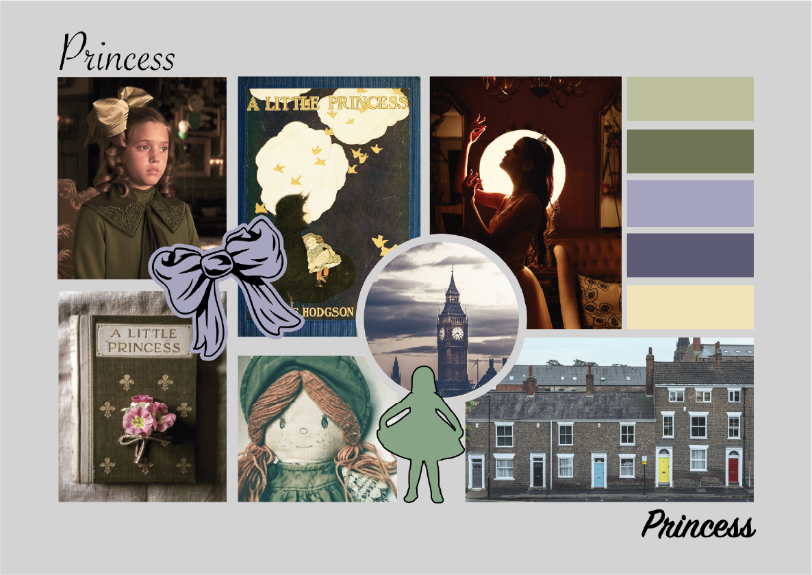 A Little Princess moodboard