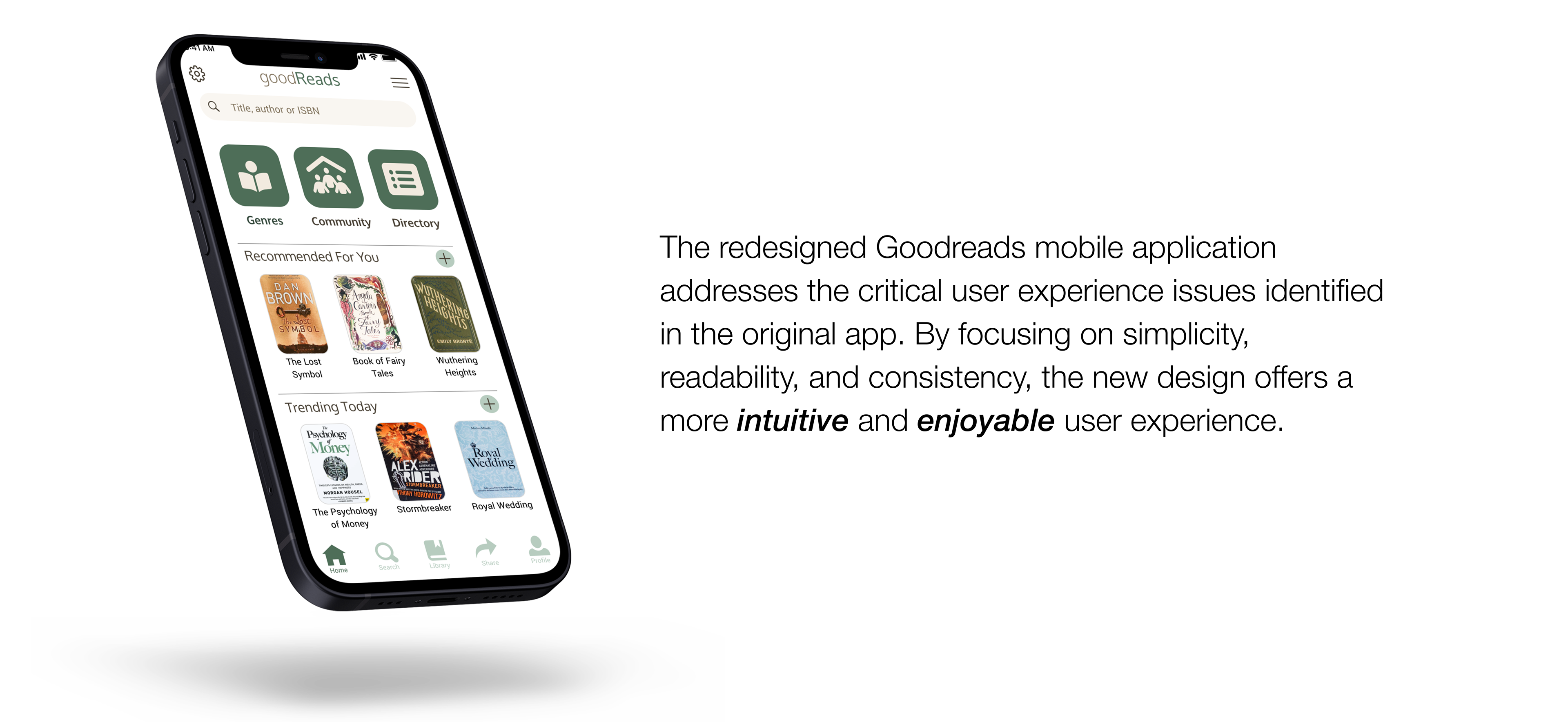 Goodreads UI Redesign