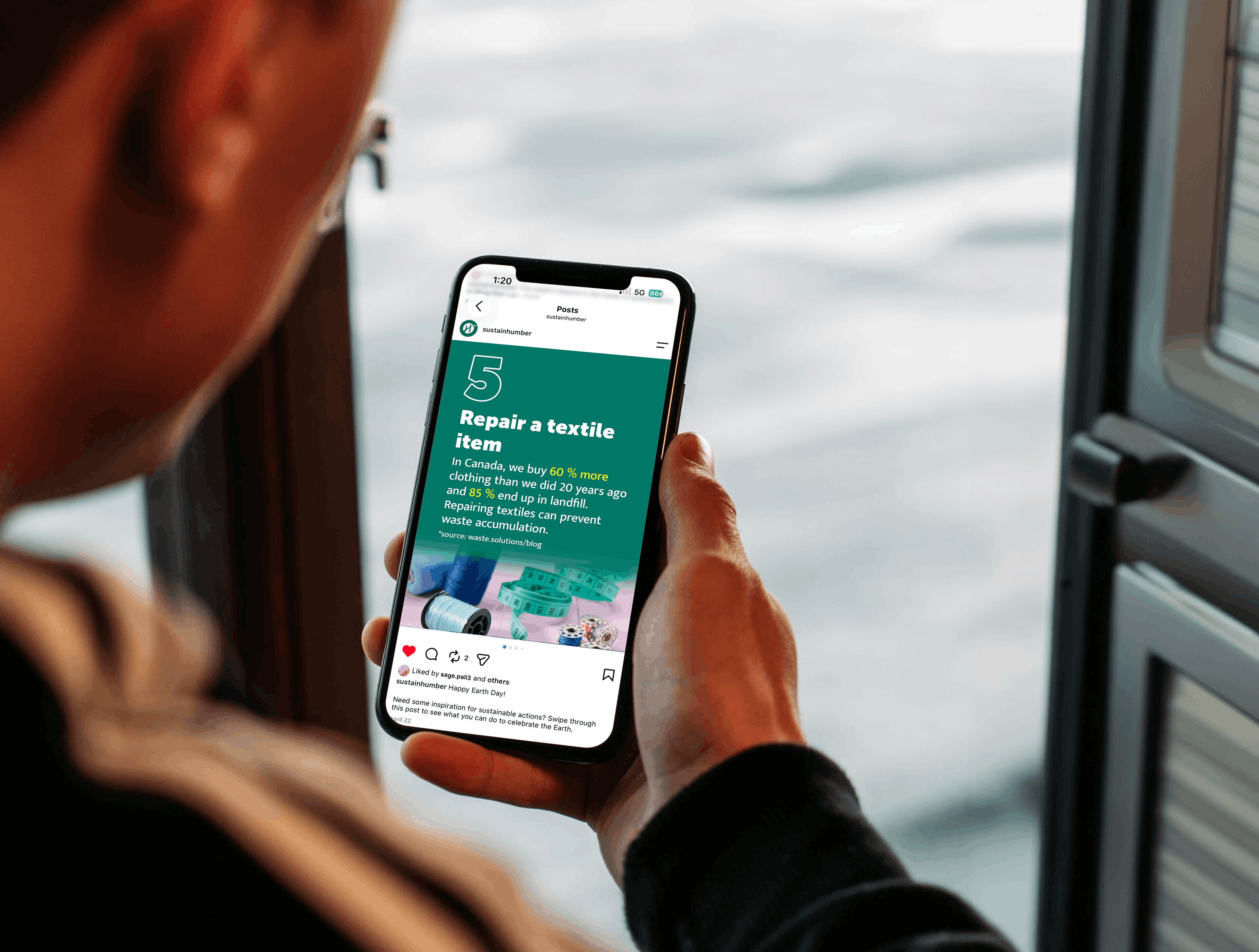 Earth day post mockup