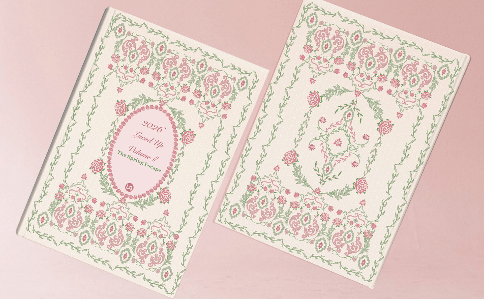 Laced Up journal, designed by uswa