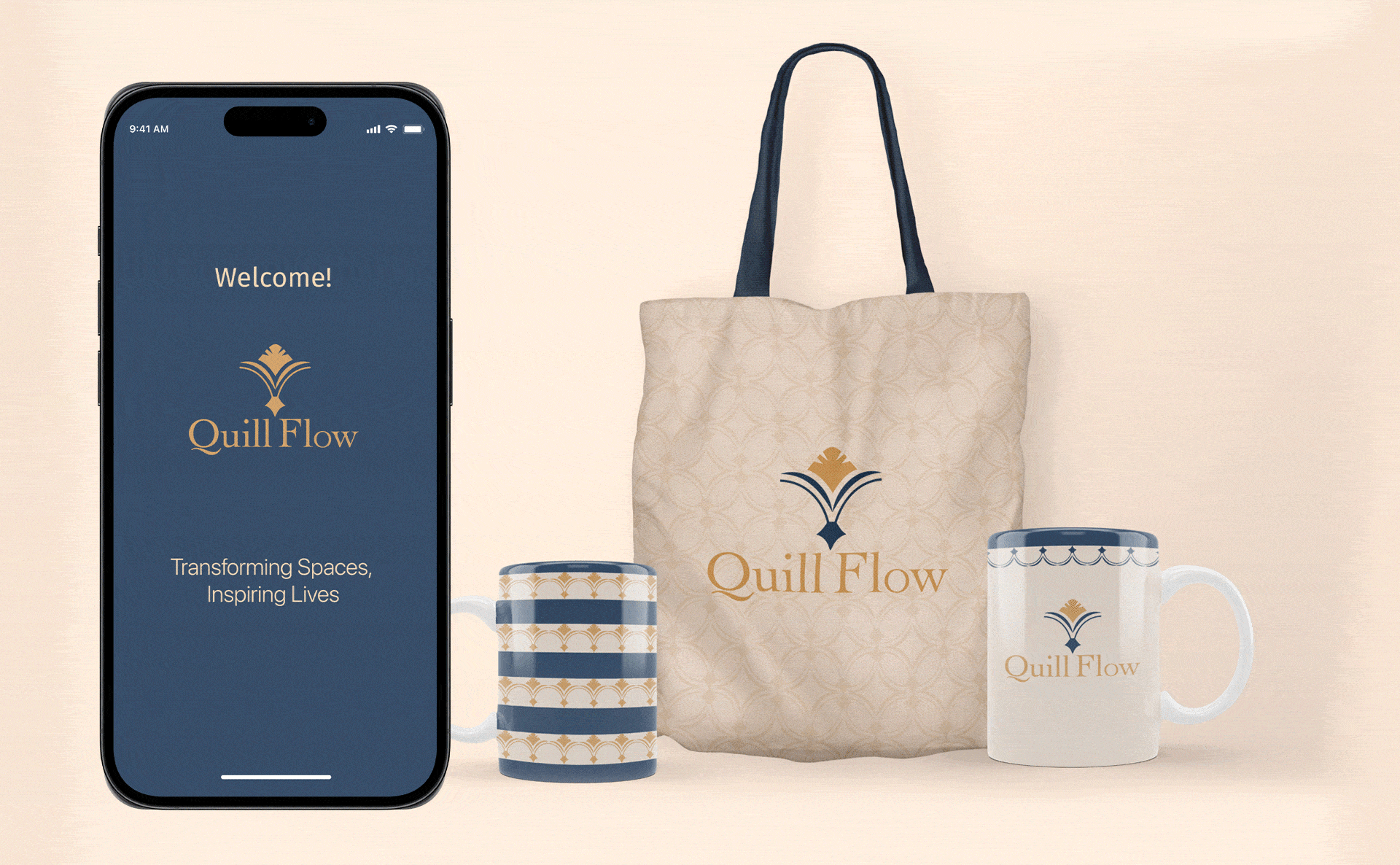 Quill Flow app and branding