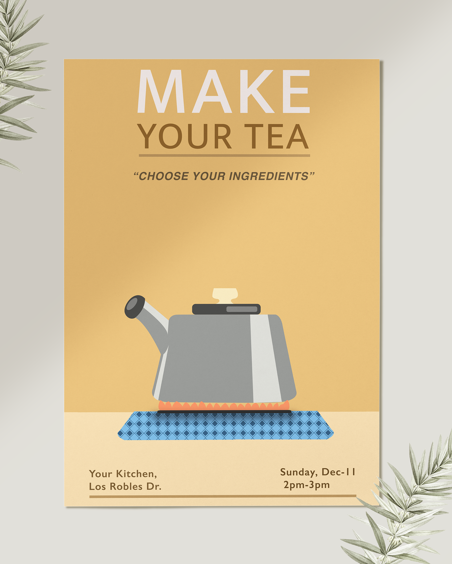 Make your tea poster