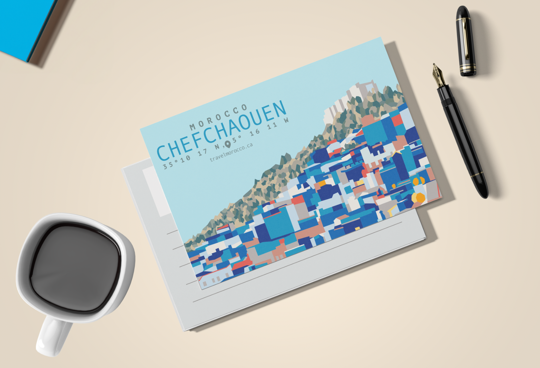 Chefchaouen postcards