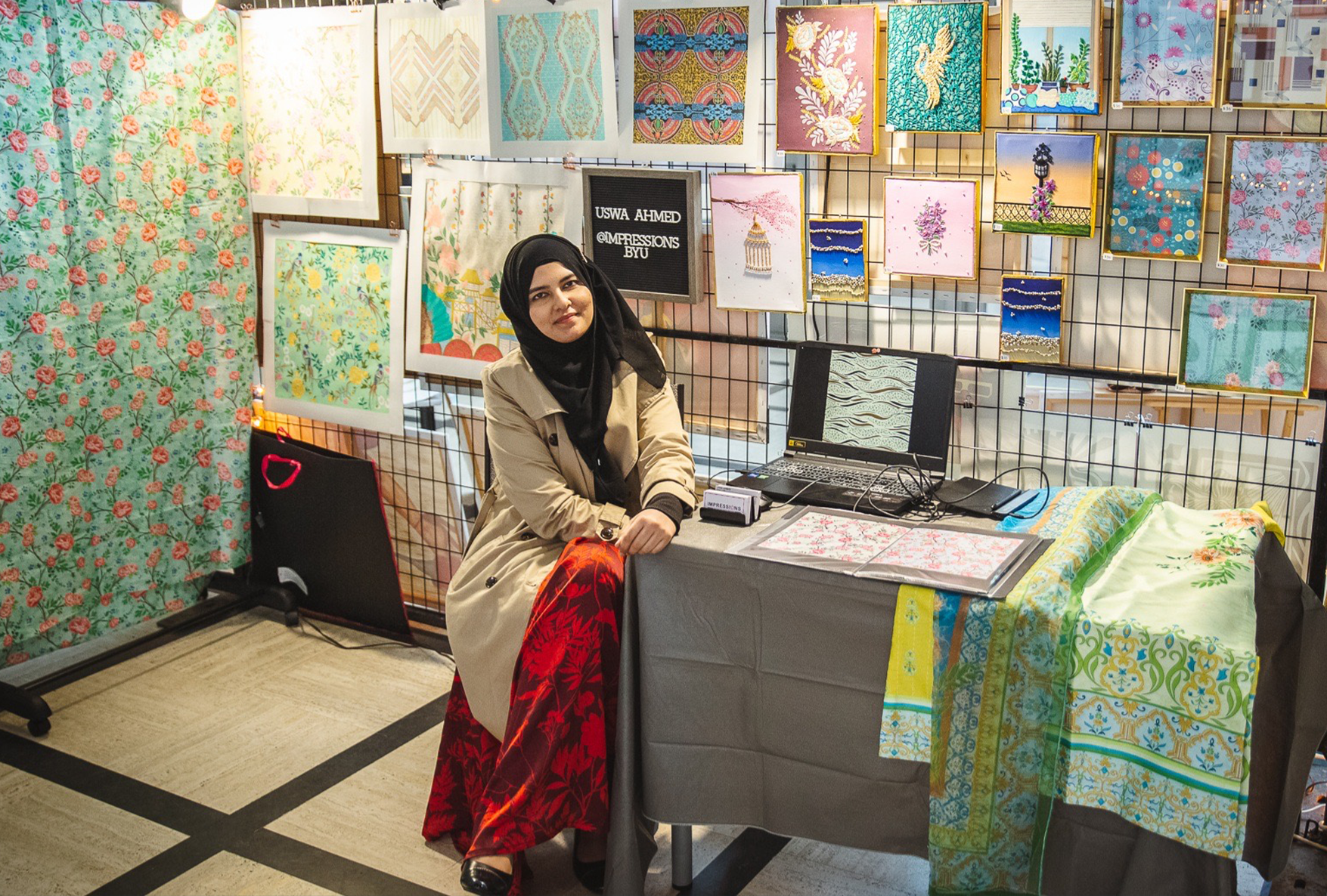 Uswa Ahmed at RAW Artists