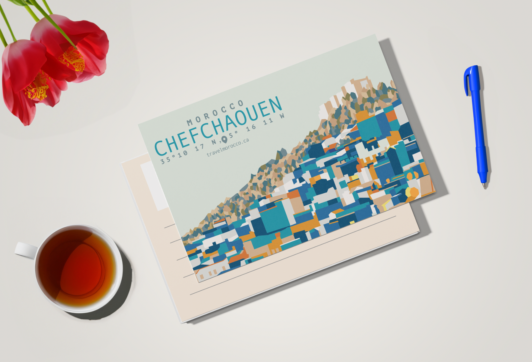 Chefchaouen postcards