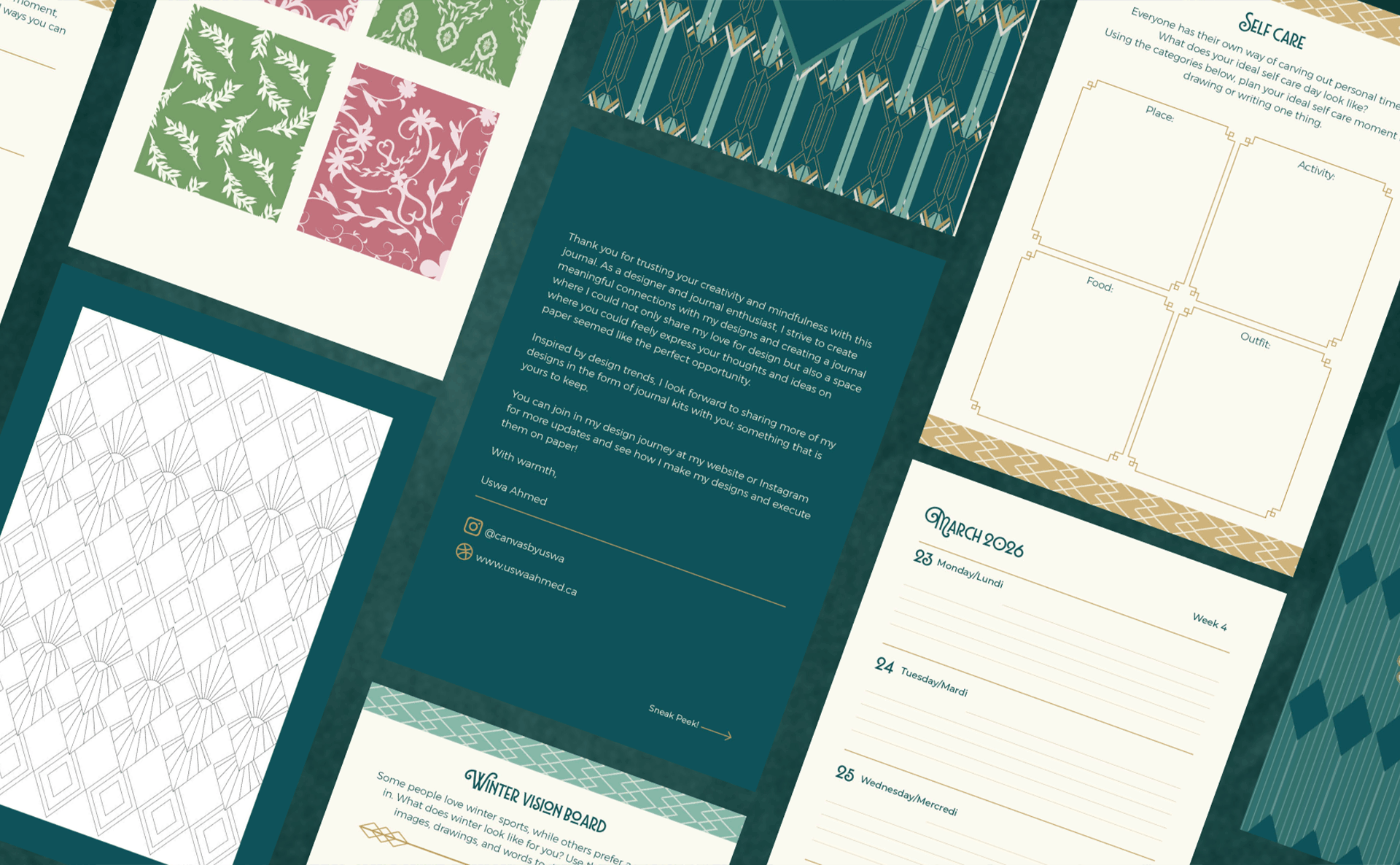 NeoDeco Journal contents