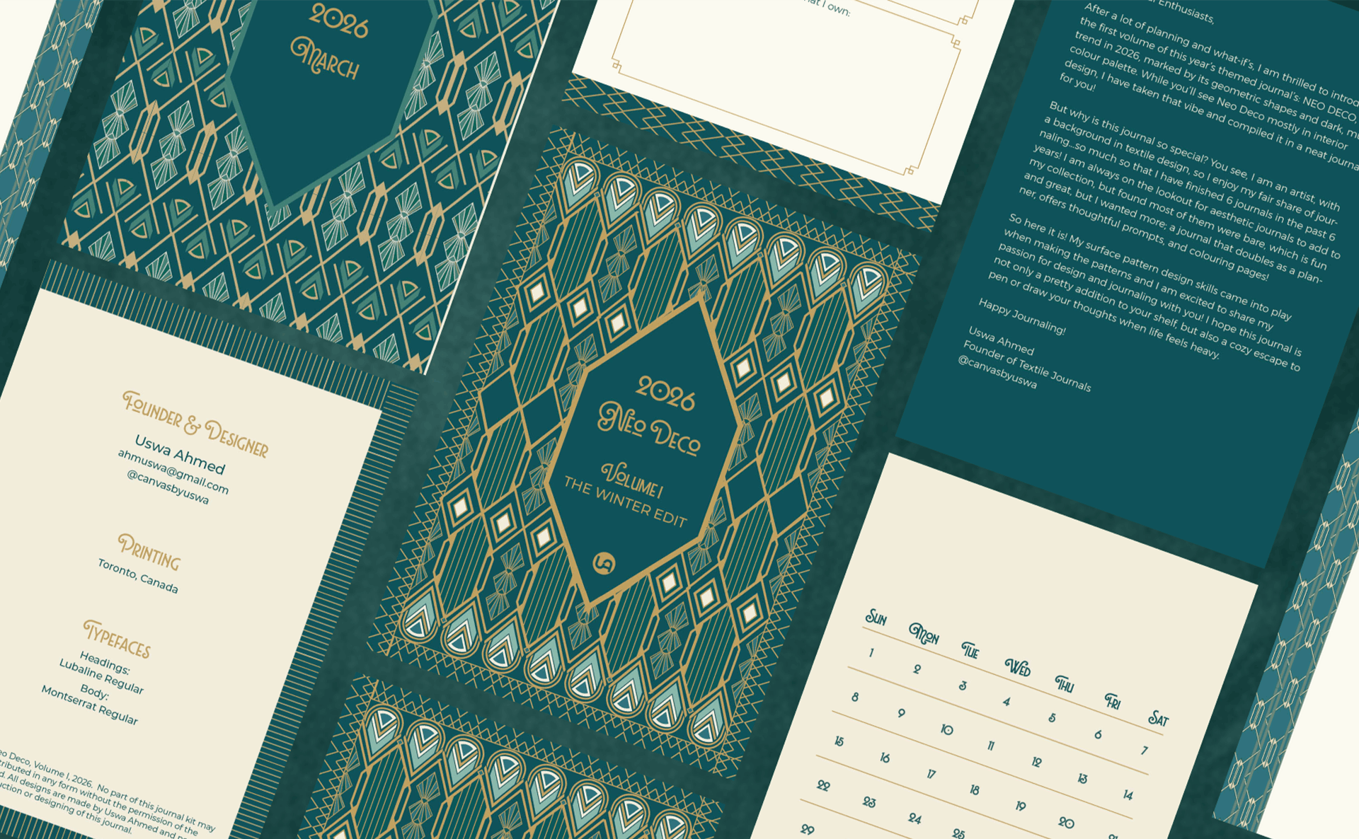 NeoDeco Journal contents