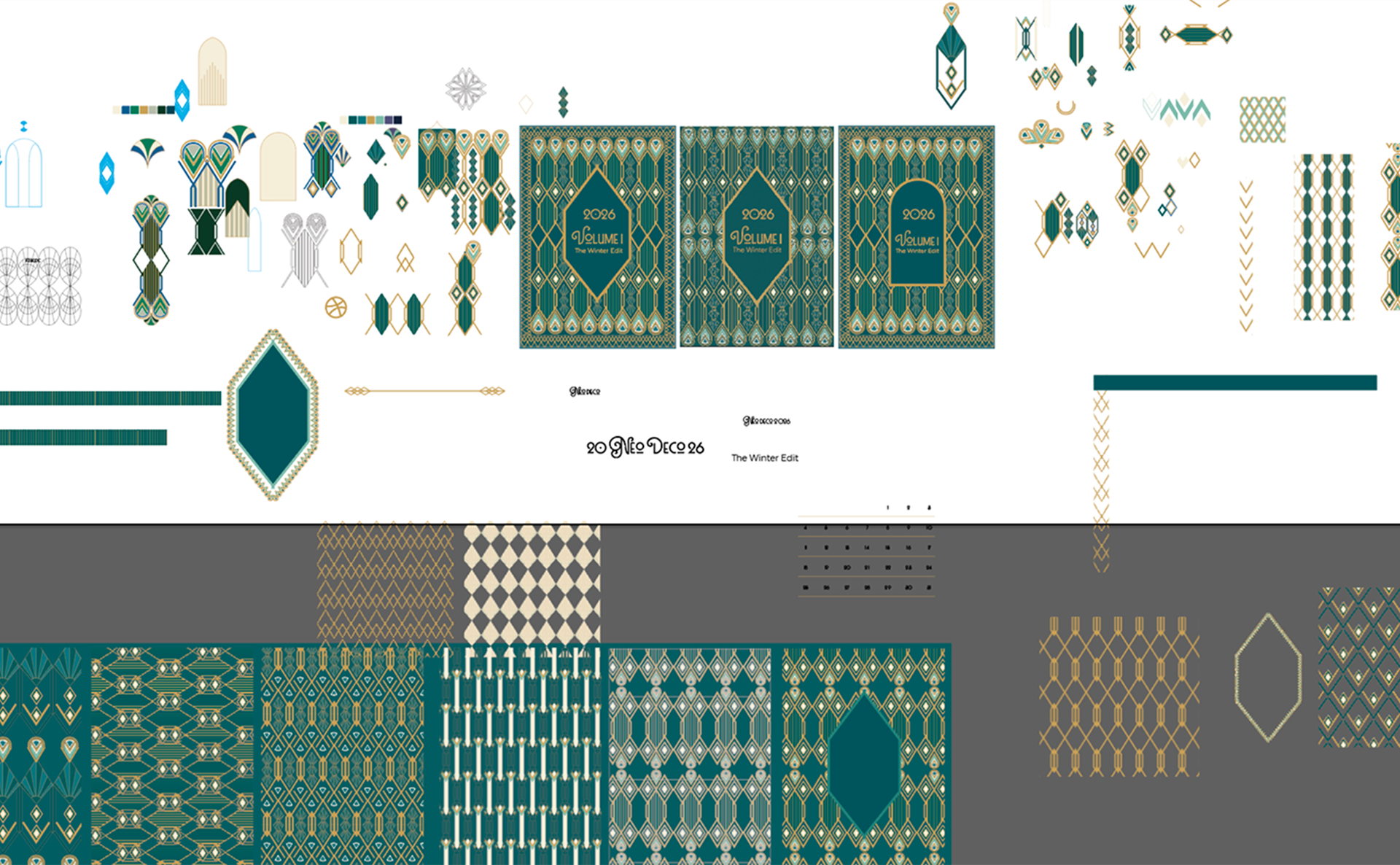 Process work for NeoDeco motif and pattern development