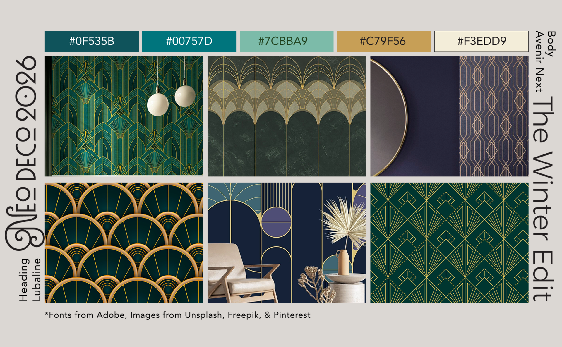Moodboard for NeoDeco