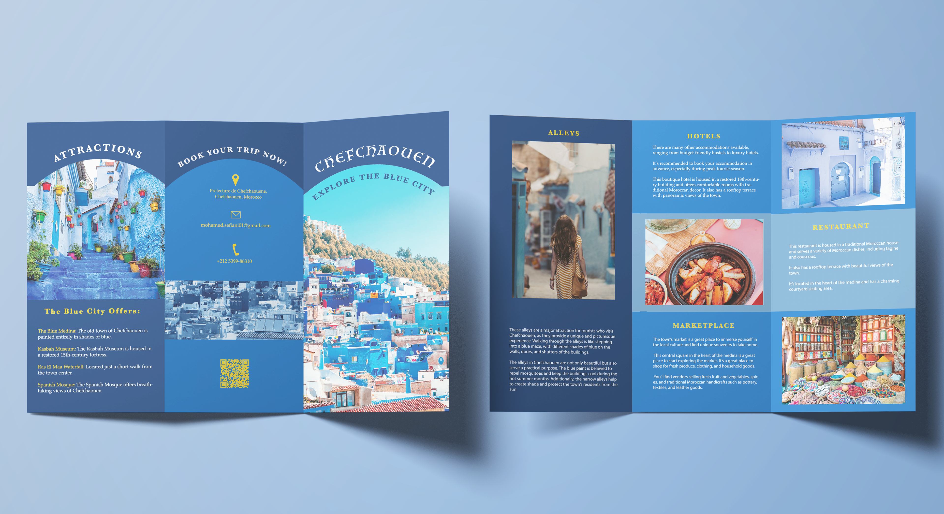 Chefchaouen Brochure Design