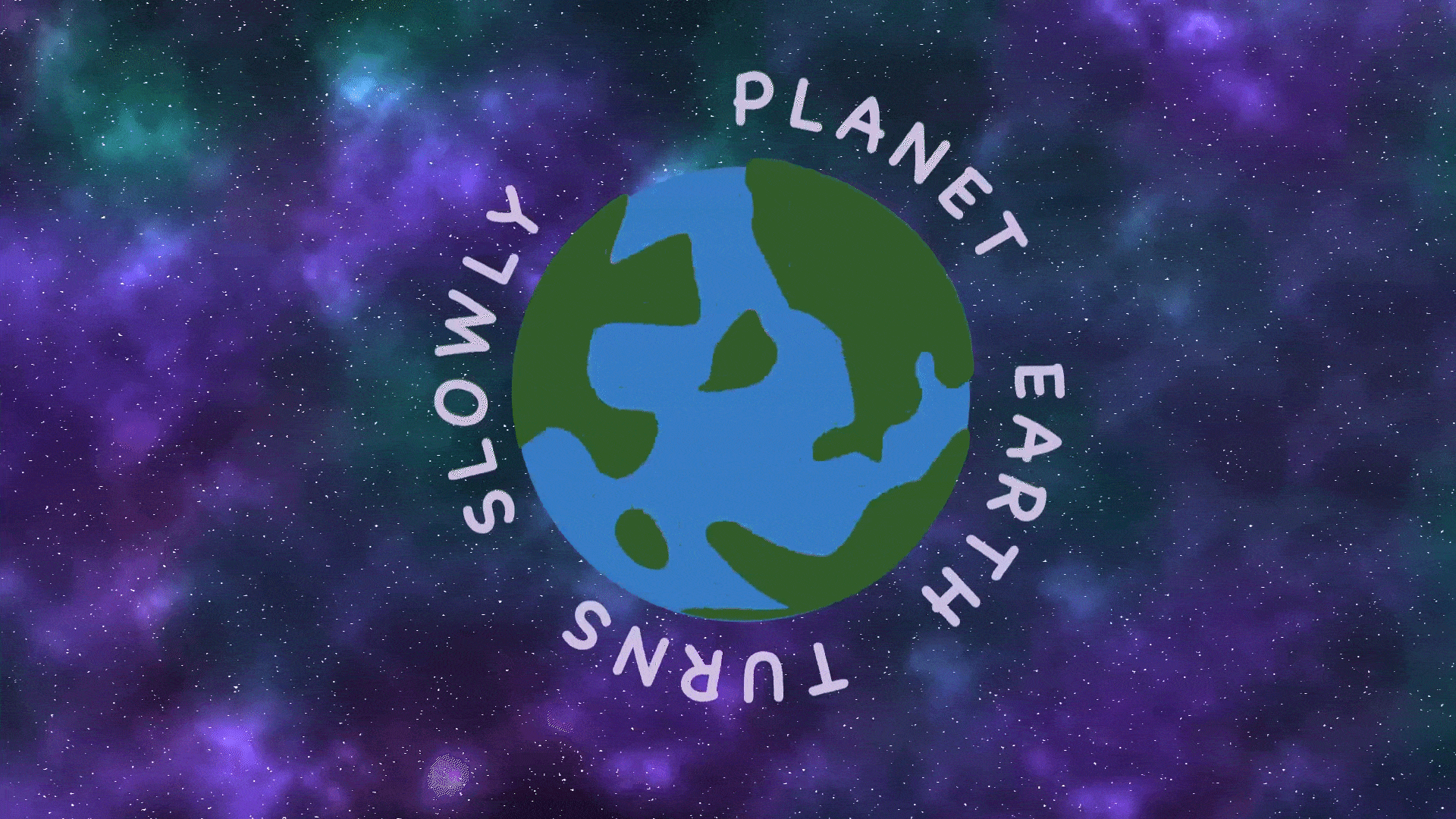 Animation gif of earth spinning