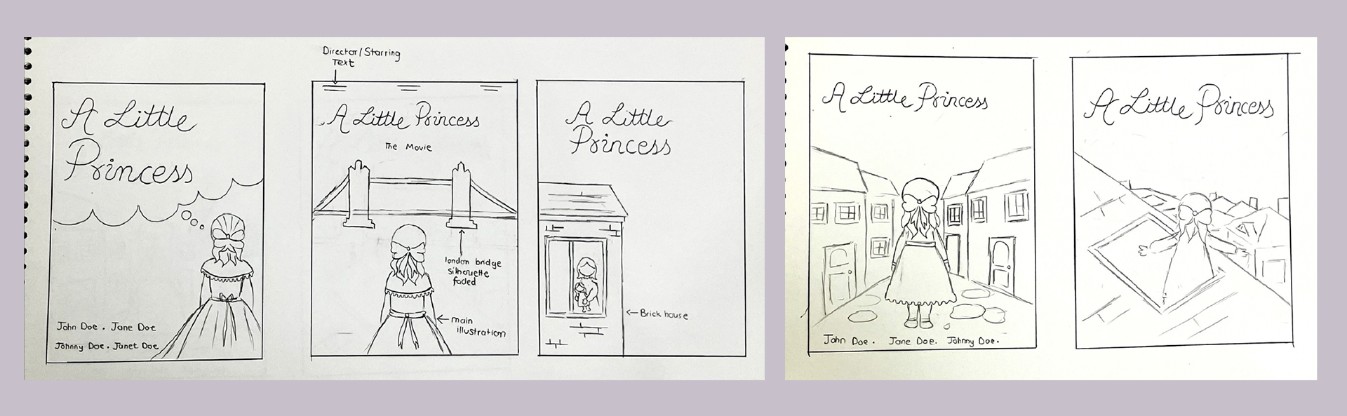 A Little Princess sketches
