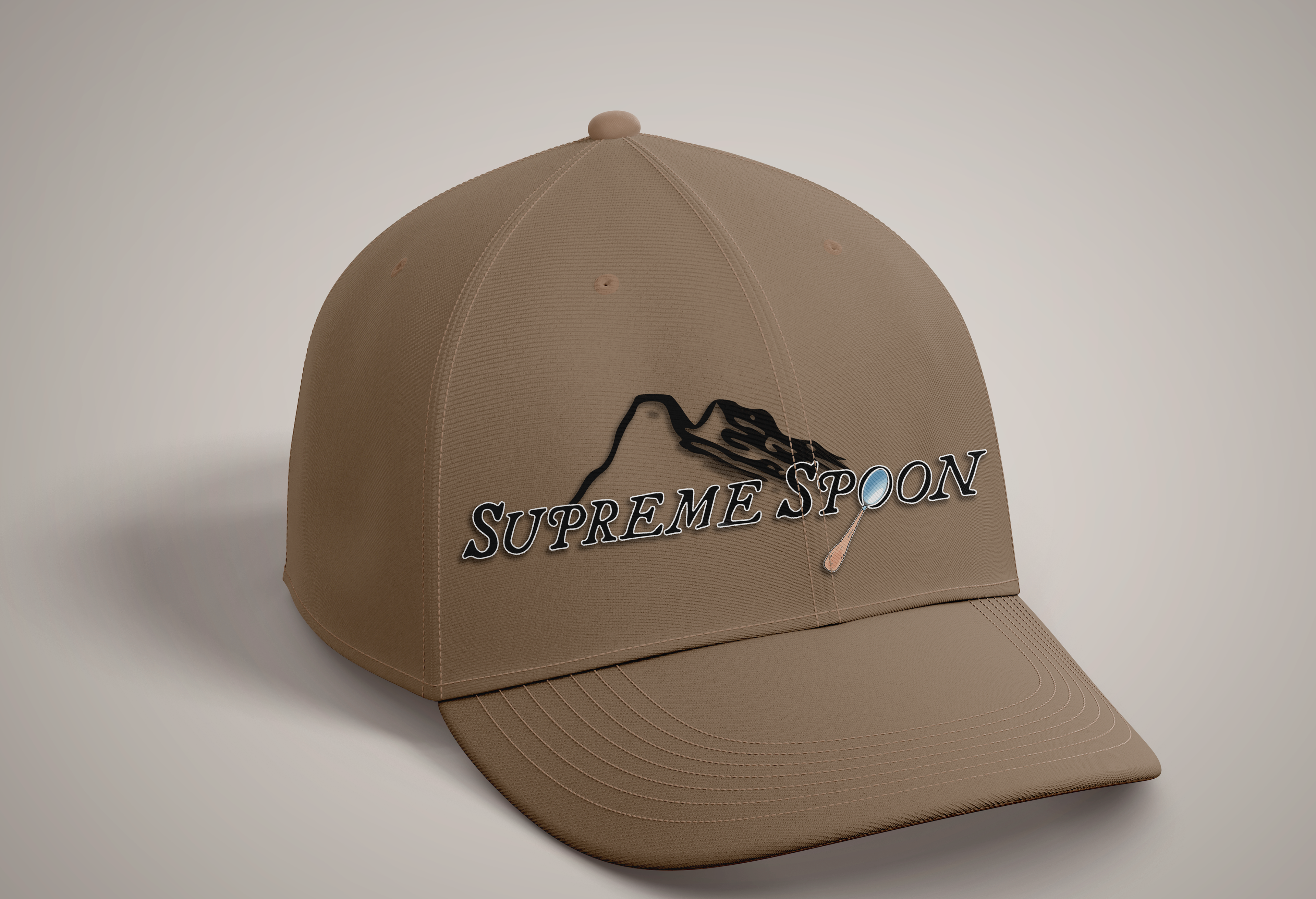 Supreme Spoon- Hat Design Mockup