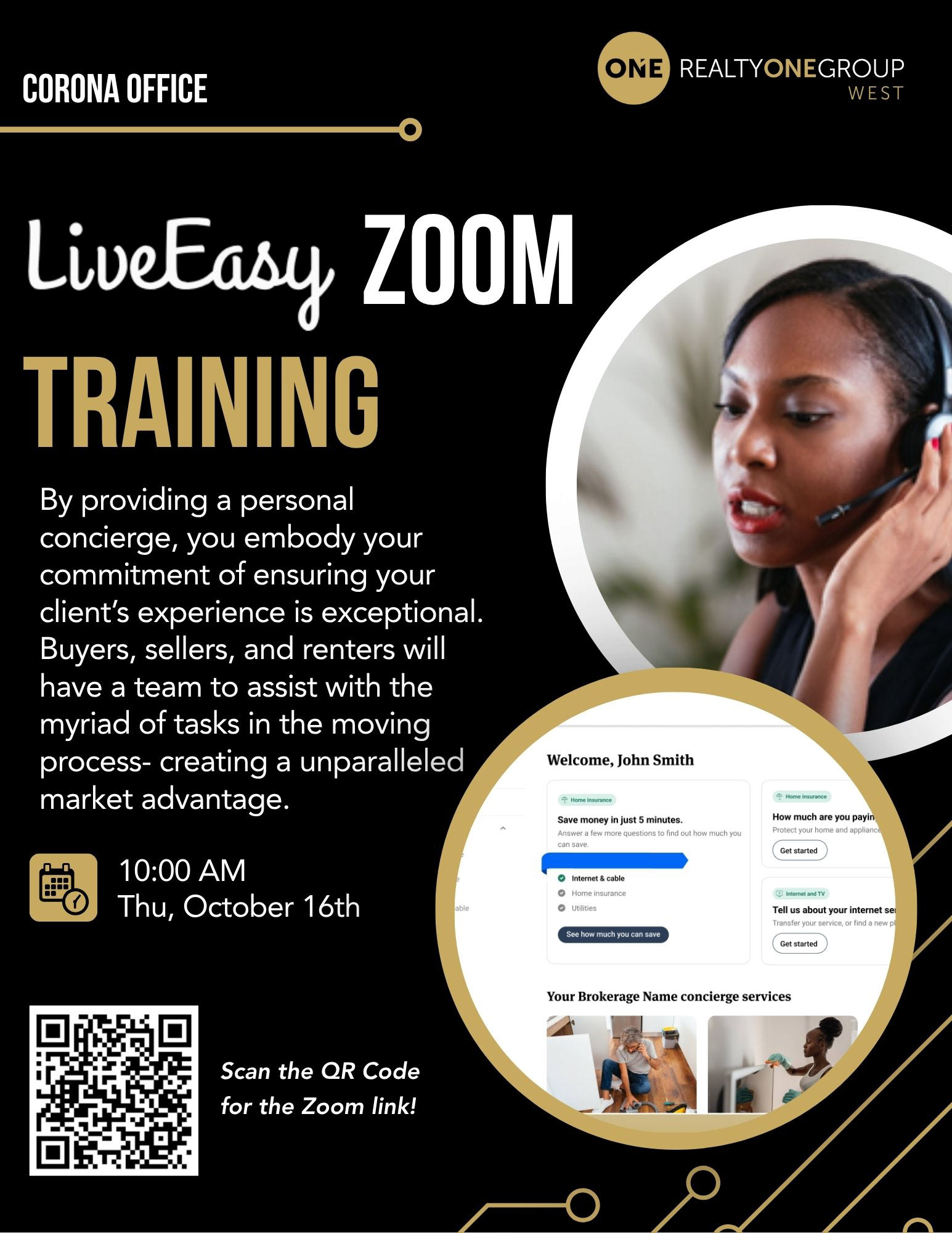 Realty One Group- Zoom Training- Flyer