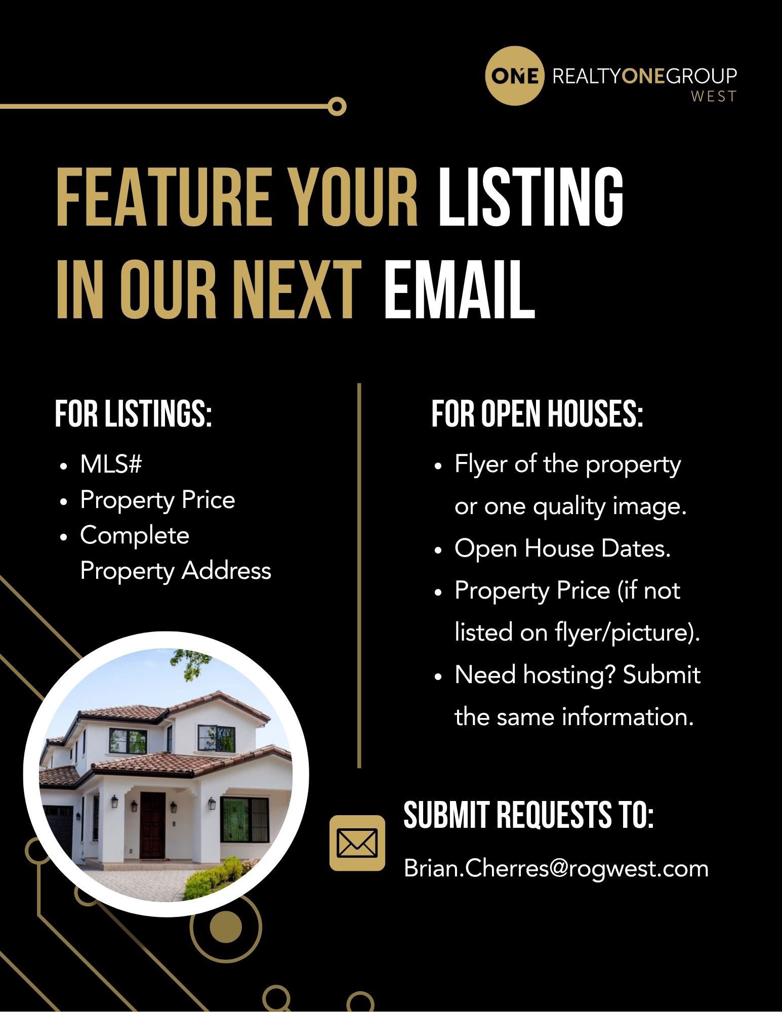 Realty One Group- Feature Your Listing- Flyer