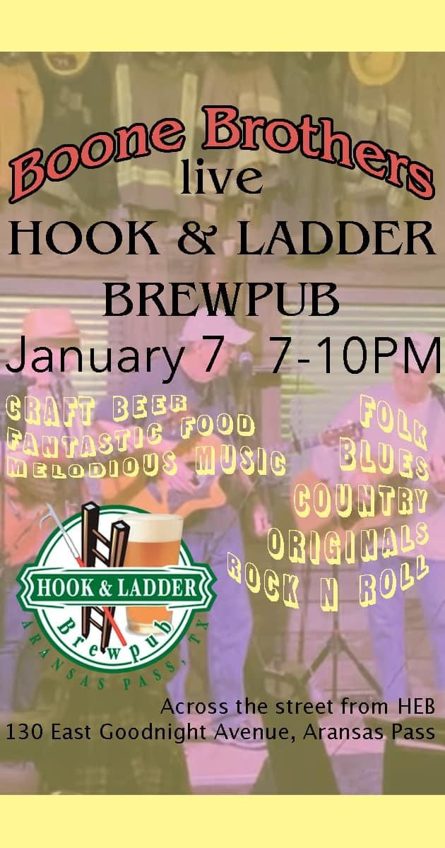 Facebook post for Boone Brothers playing at Hook & Ladder Brewpub