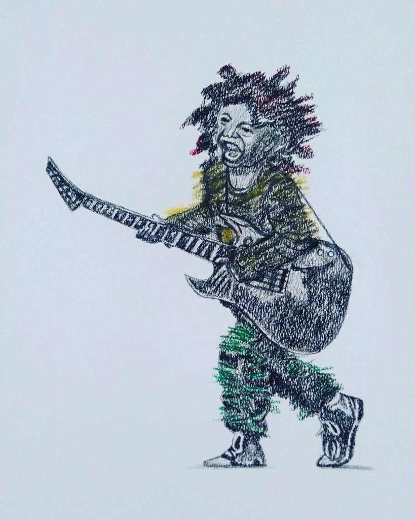 'It doesnt get better than this', 40 x 55cm, Charcoal & Oil Pastel, 2022