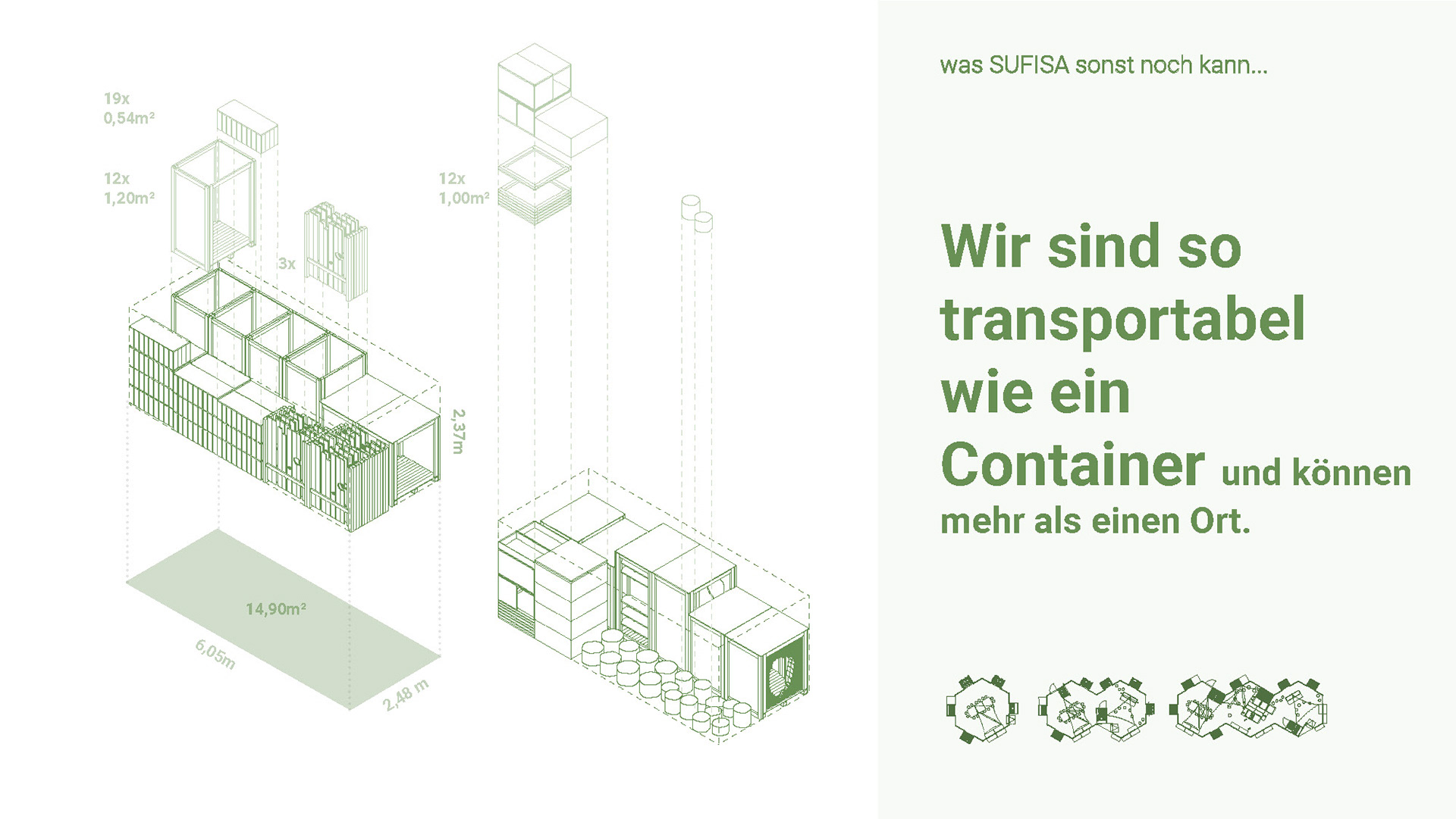 WE ARE AS PORTABLE AS A CONTAINER AND CAN BE IN MORE THAN ONE PLACE.