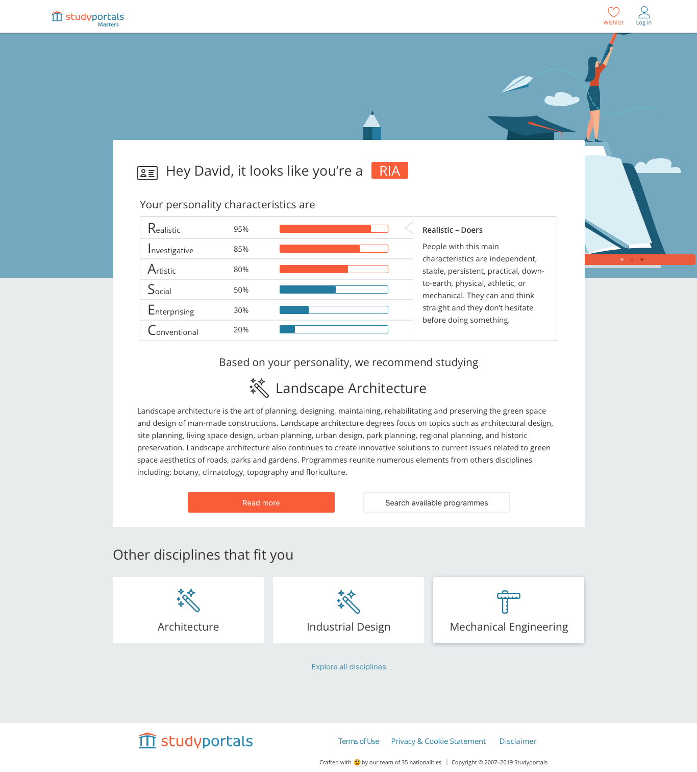Personality Test Redesign