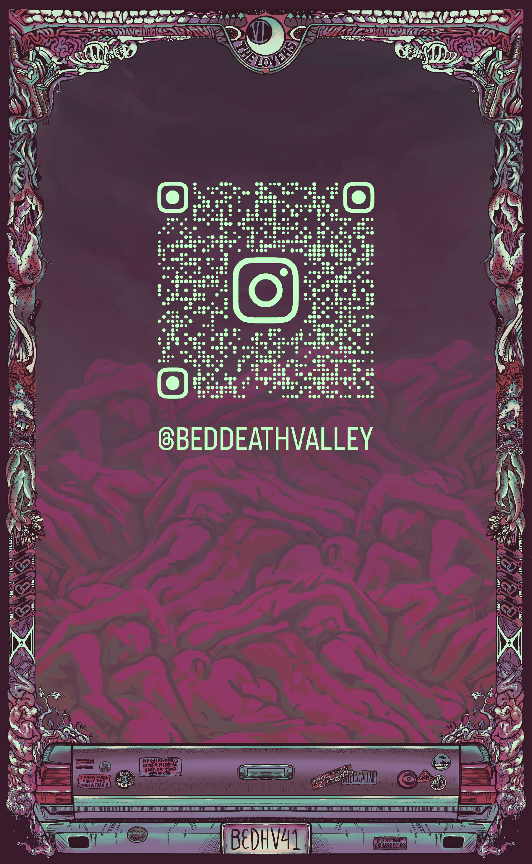 Bed Death Valley Poster for Xingtong Zhou