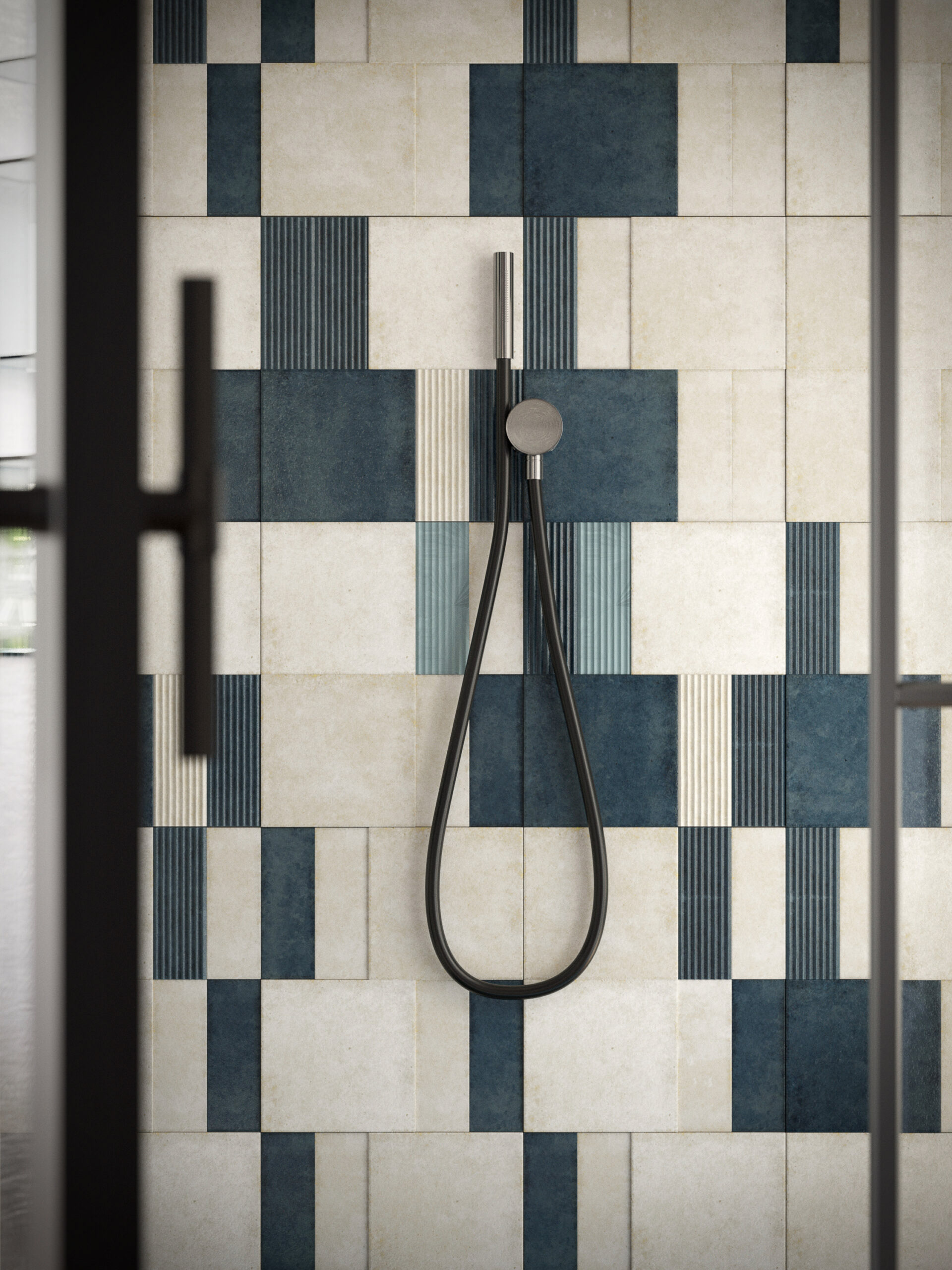 Blue Bathroom - Project in collaboration with: Lucydreams - Technical and Artistic Direction: Lucydreams
