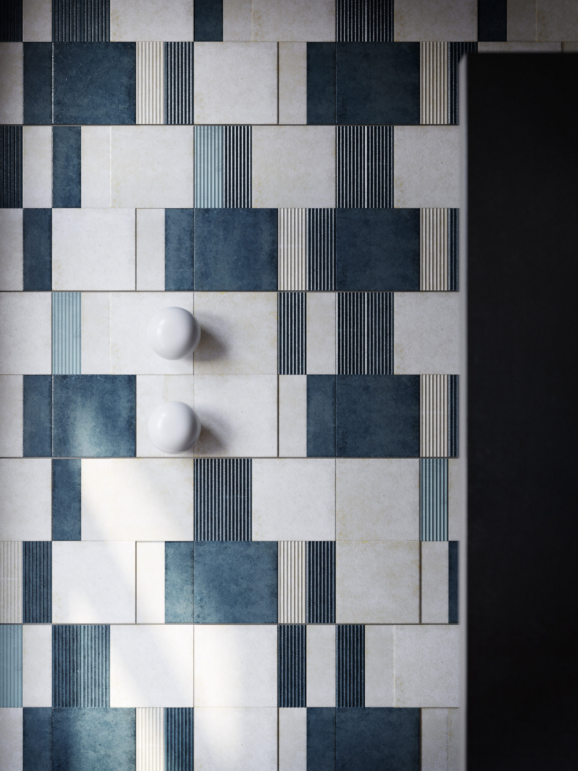 Blue Bathroom - Project in collaboration with: Lucydreams - Technical and Artistic Direction: Lucydreams