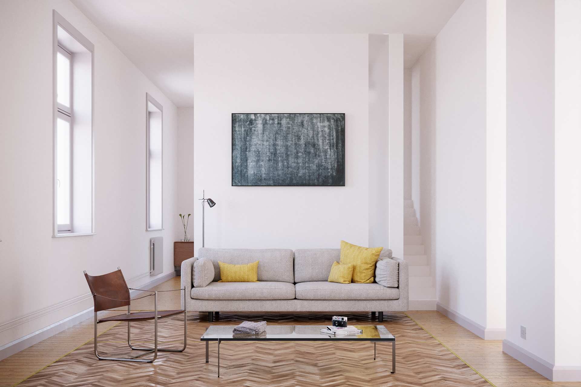 Luxury Apartment - Zurich, Switzerland_Render inspired by MORQ Architects
