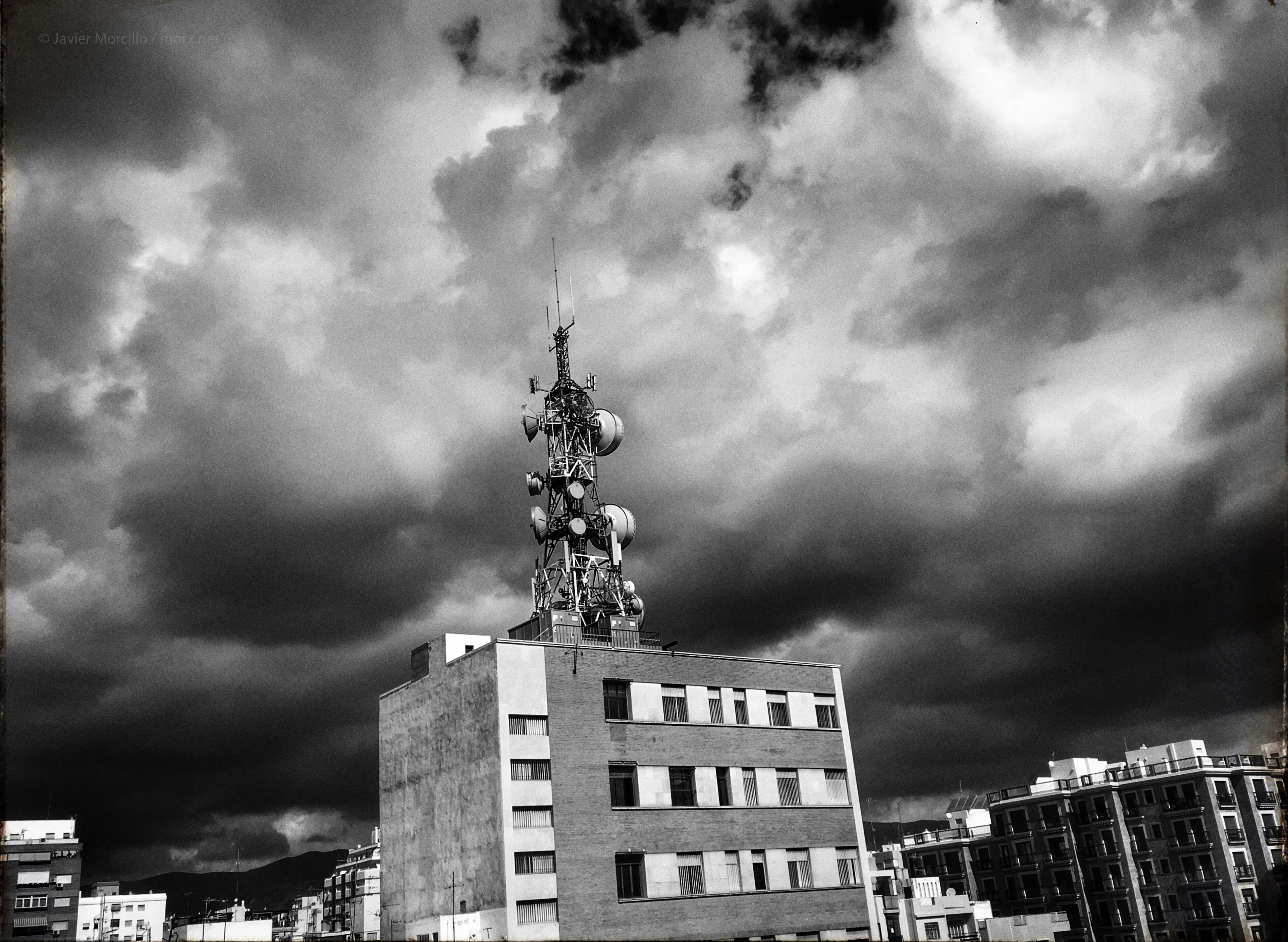 Antena de Telefónica en Almería.