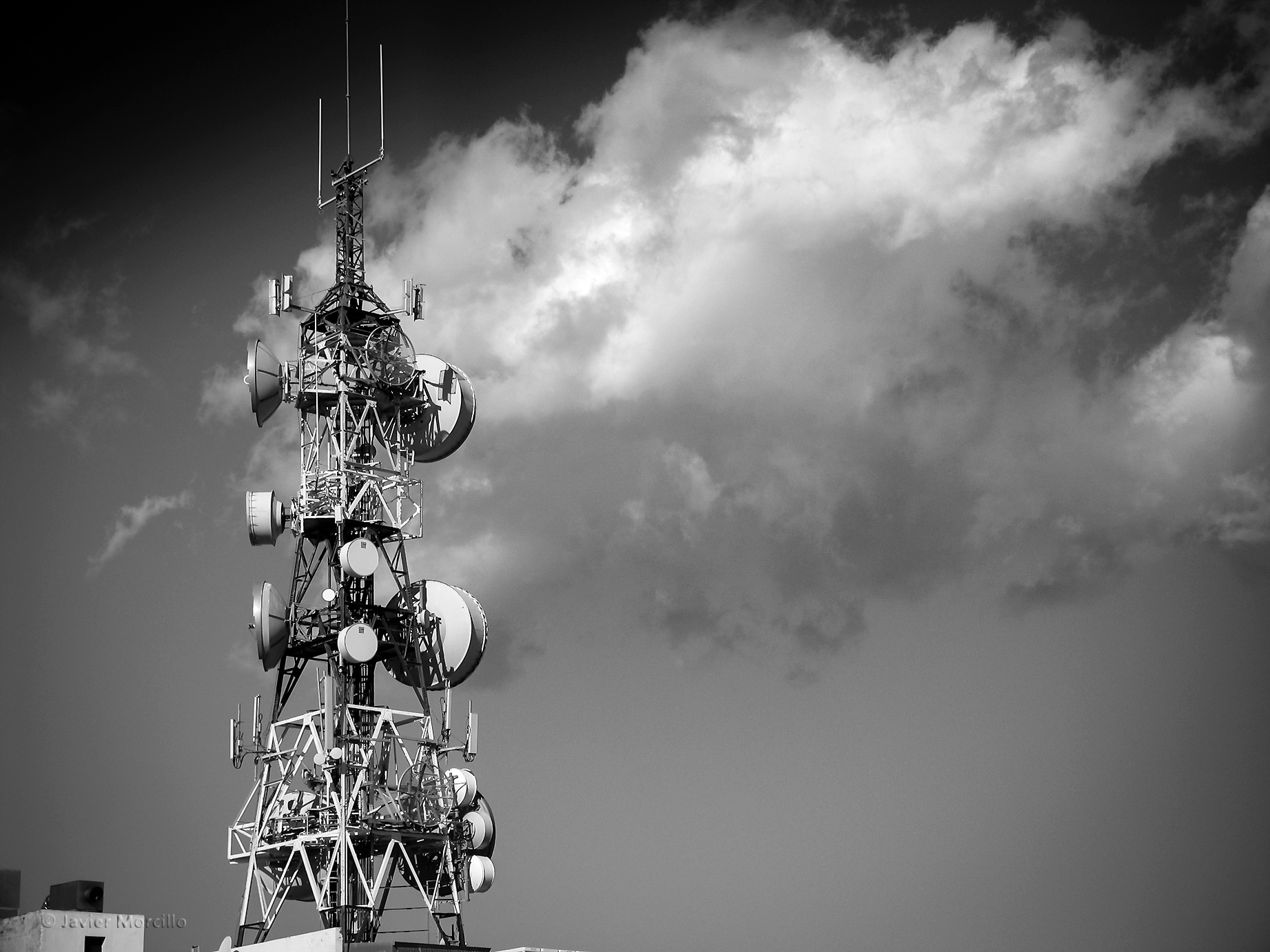 Antena de Telefónica en Almería.
