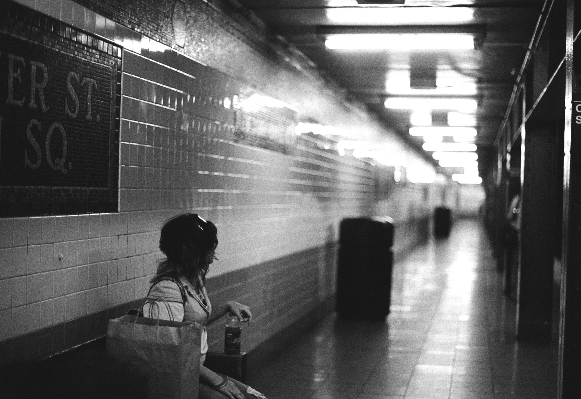 space, new york city subway, new york, usa
