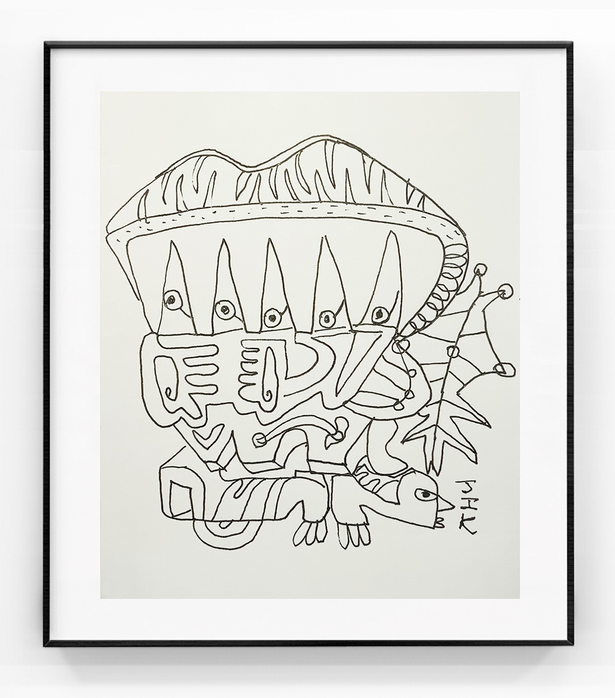 Narcissism, ink on paper