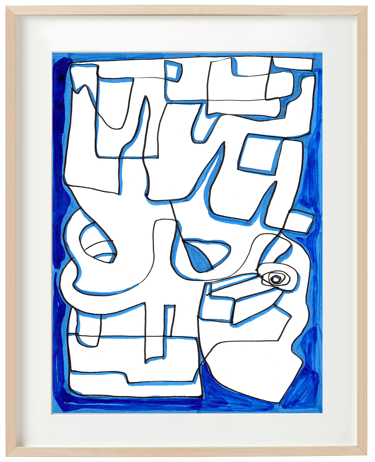 Symbols, ink on paper