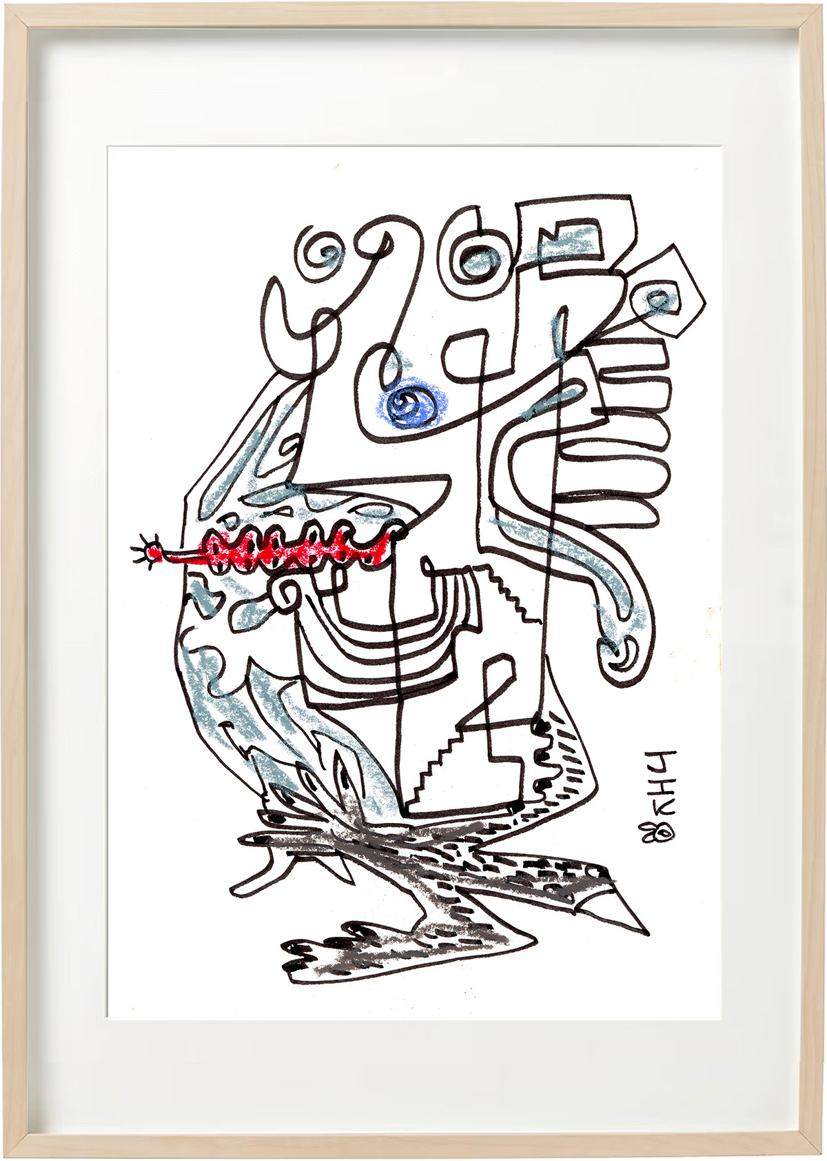 Untitled, ink on paper