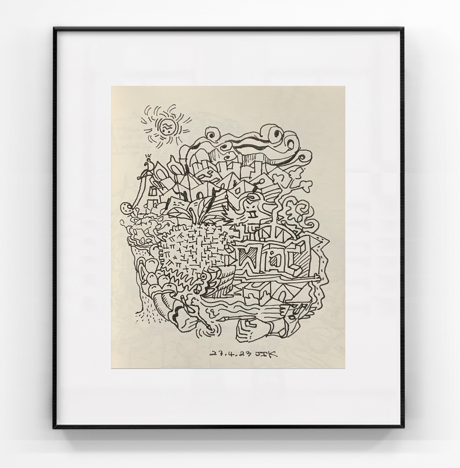 Initiative: Data, ink on paper