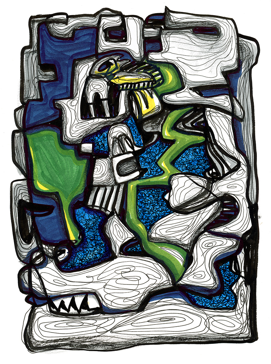 Untitled, ink on paper