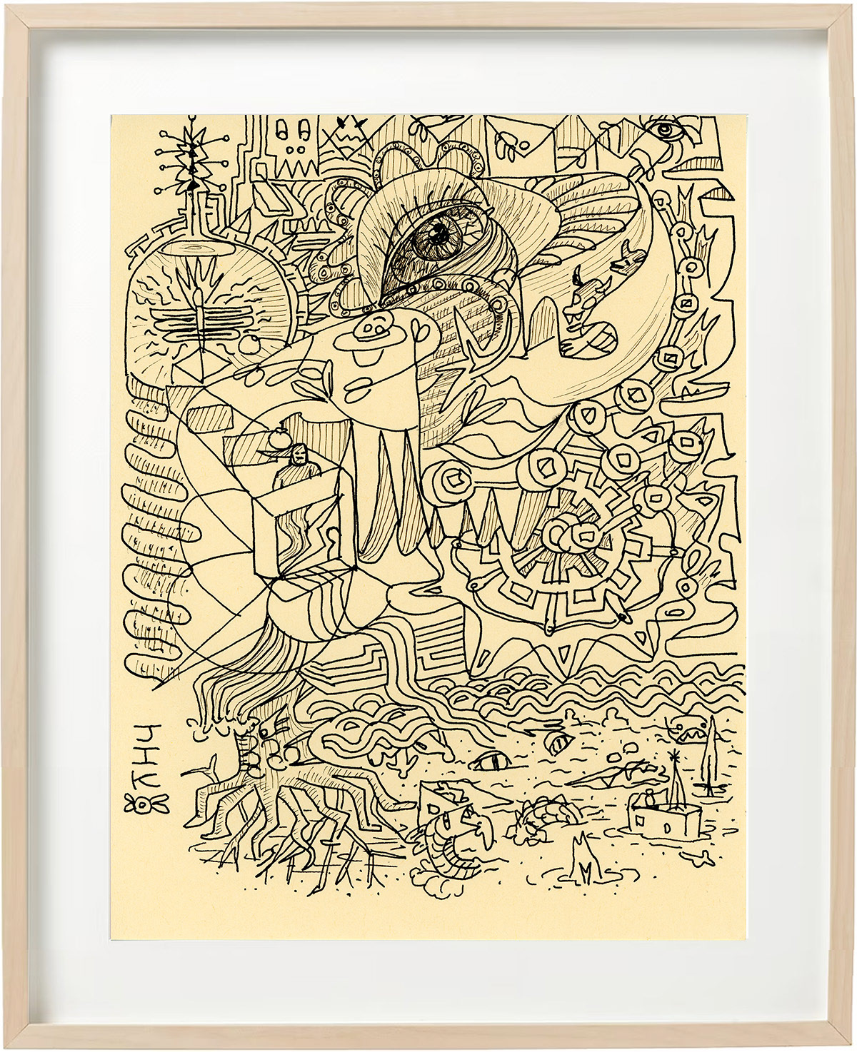 Initiative: Apocalypse World, ink on paper