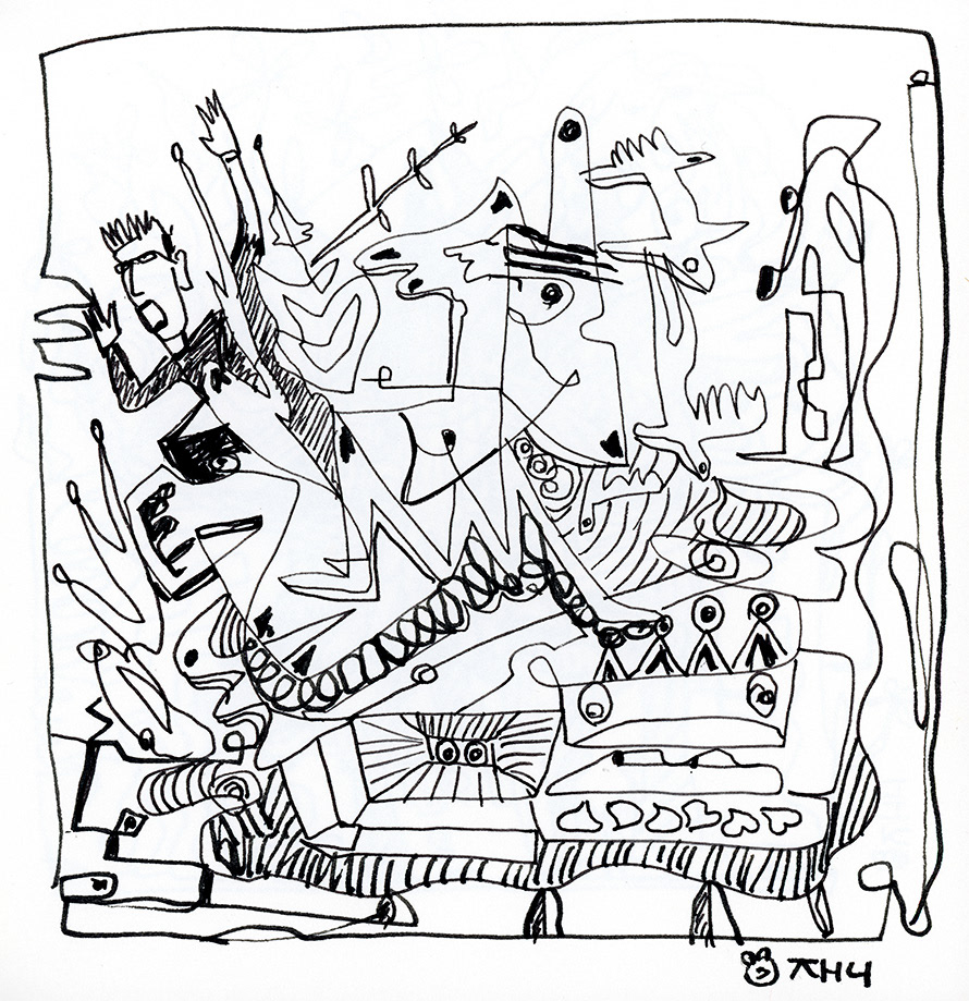 Untitled, ink on paper