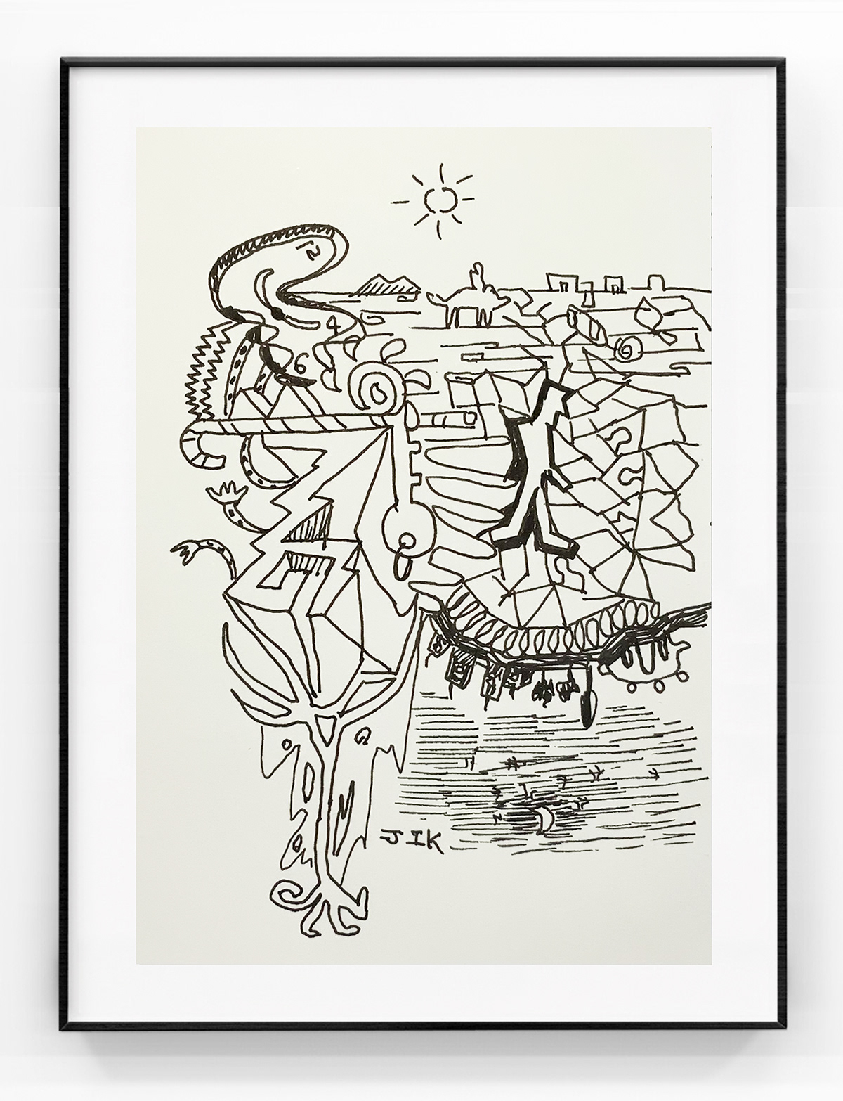 Conception: Melting time, ink on paper