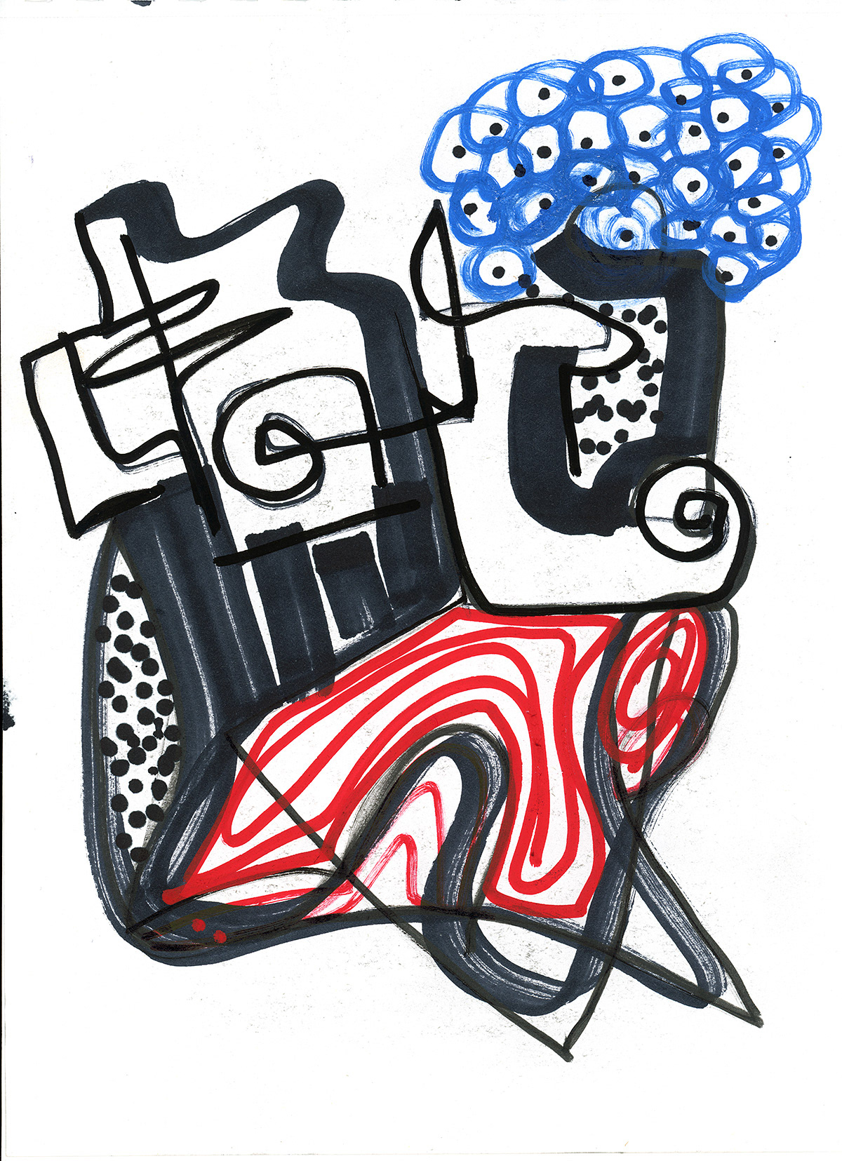 Untitled, Acrylic on Paper