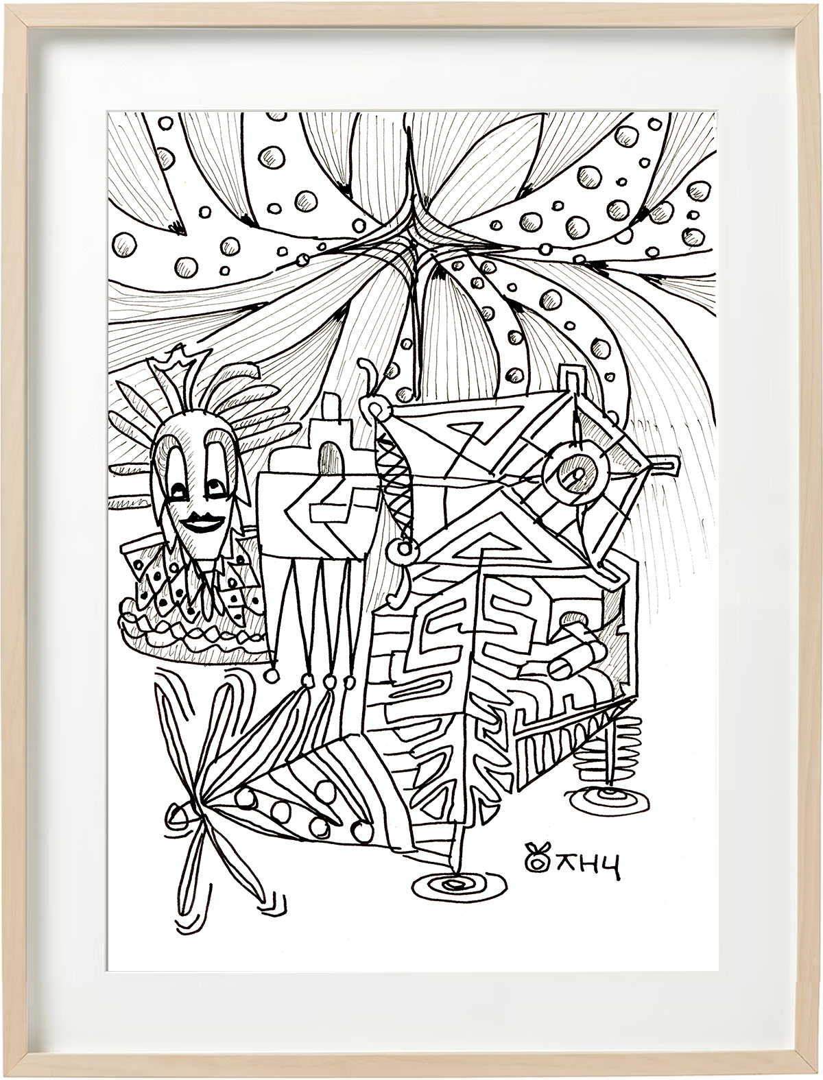 Initiative: Alchemy, ink on paper