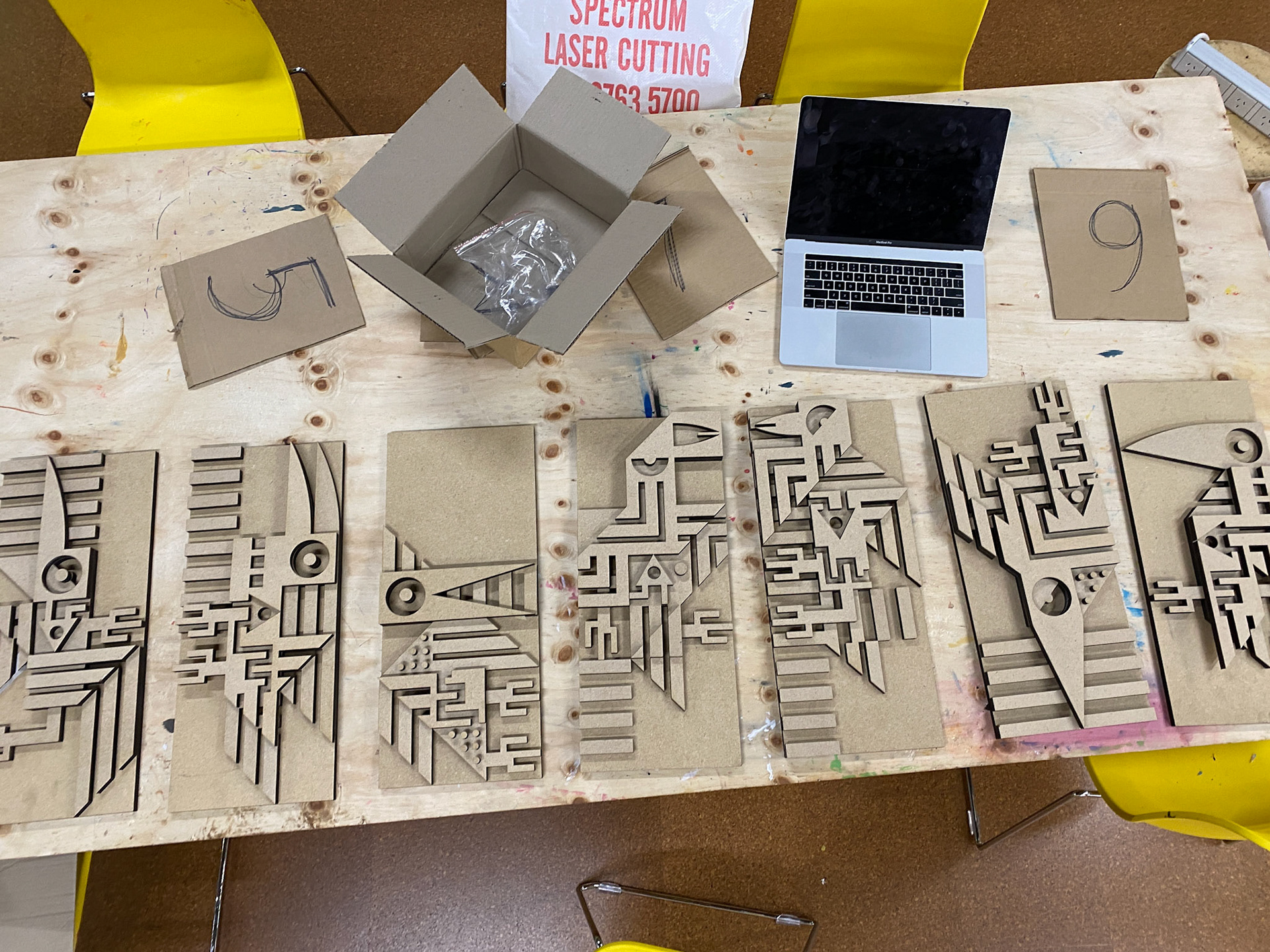 lazer cut wood