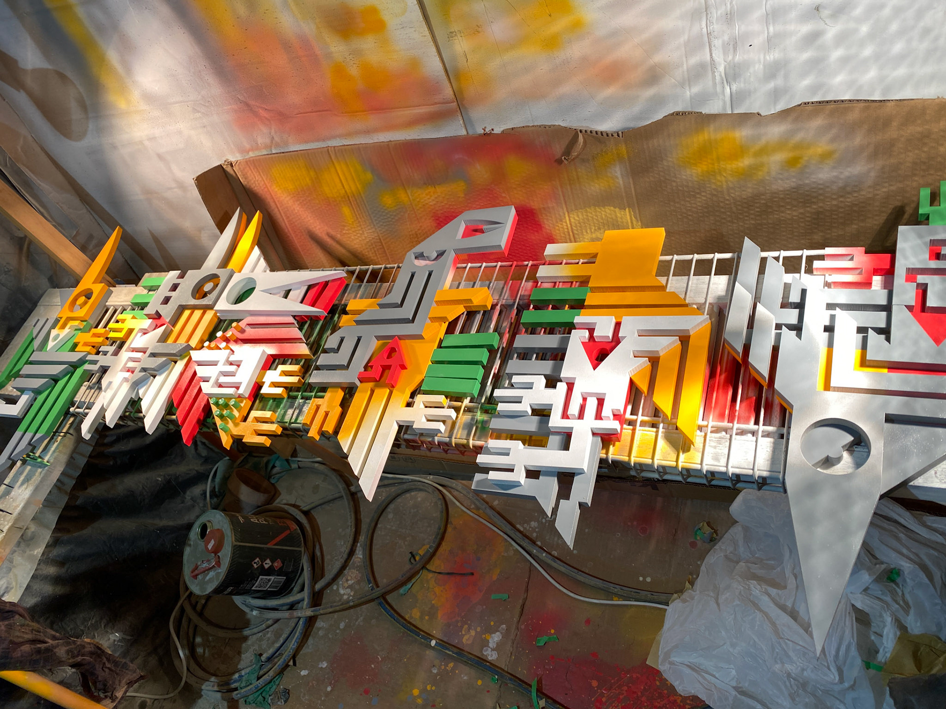 spray painting (car paint)