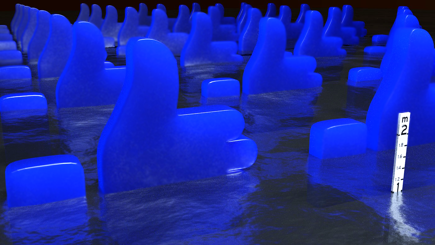 A Field of Flooded Likes