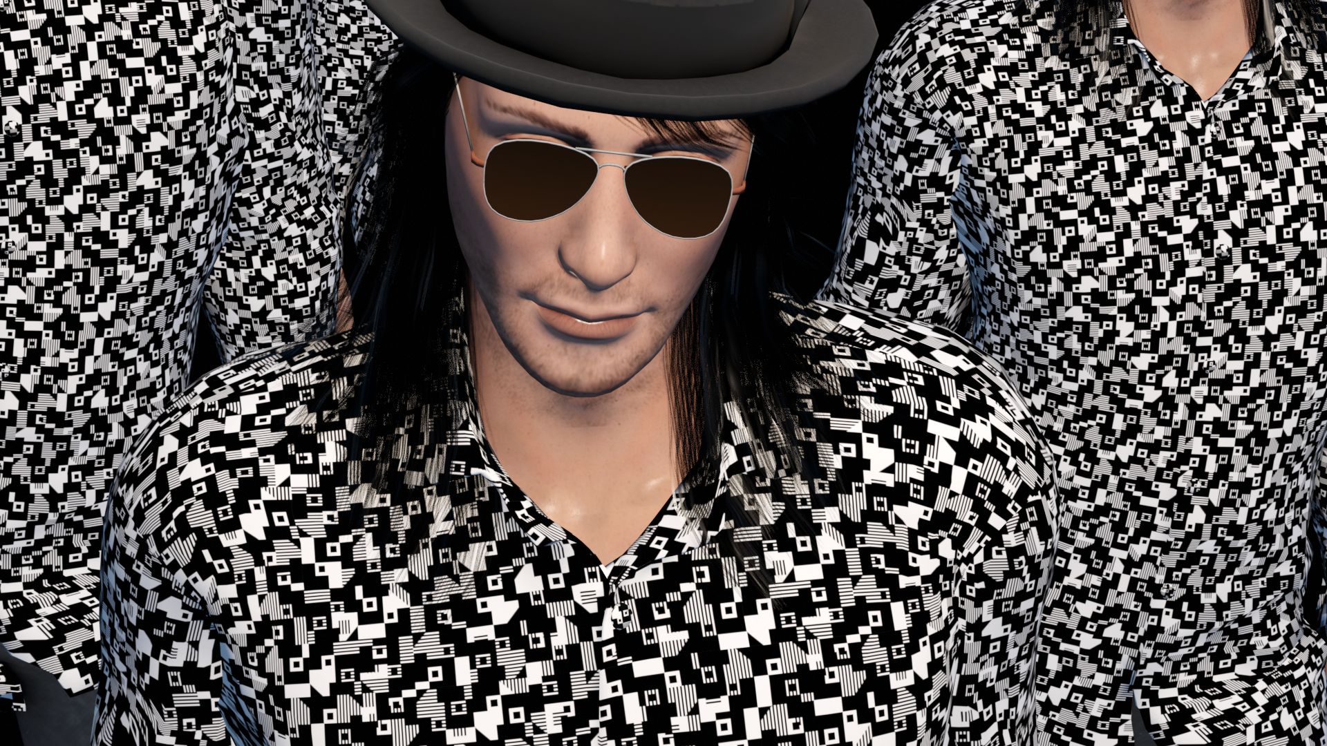 Modeling Textures for Fabric Patterns #1