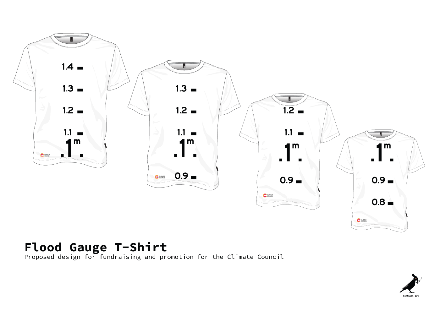Flood Gauge t-shirts