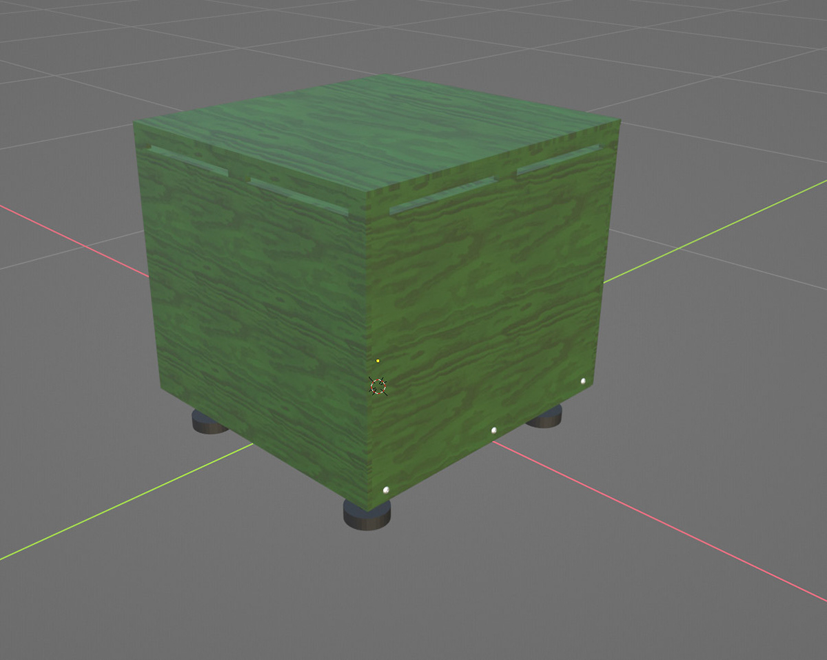 installation housing with lid