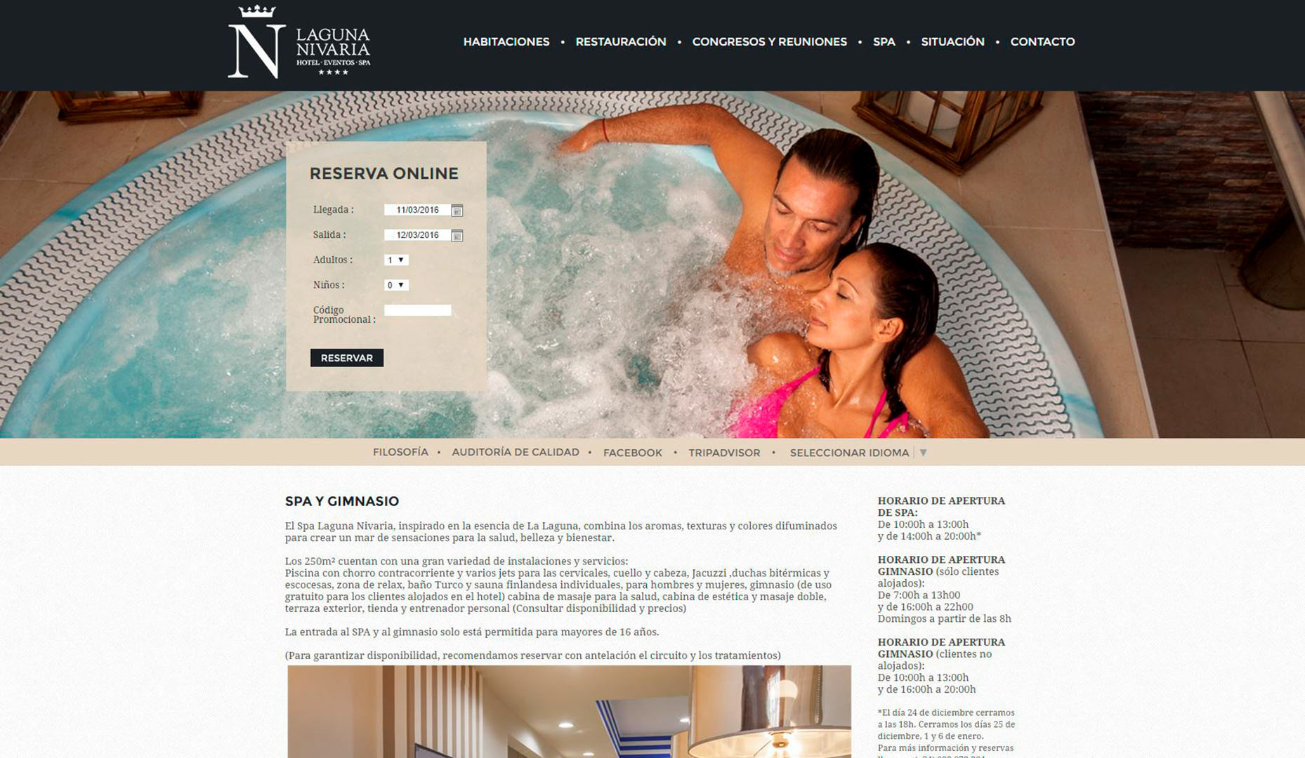 HOTEL LAGUNA NIVARIA SPA