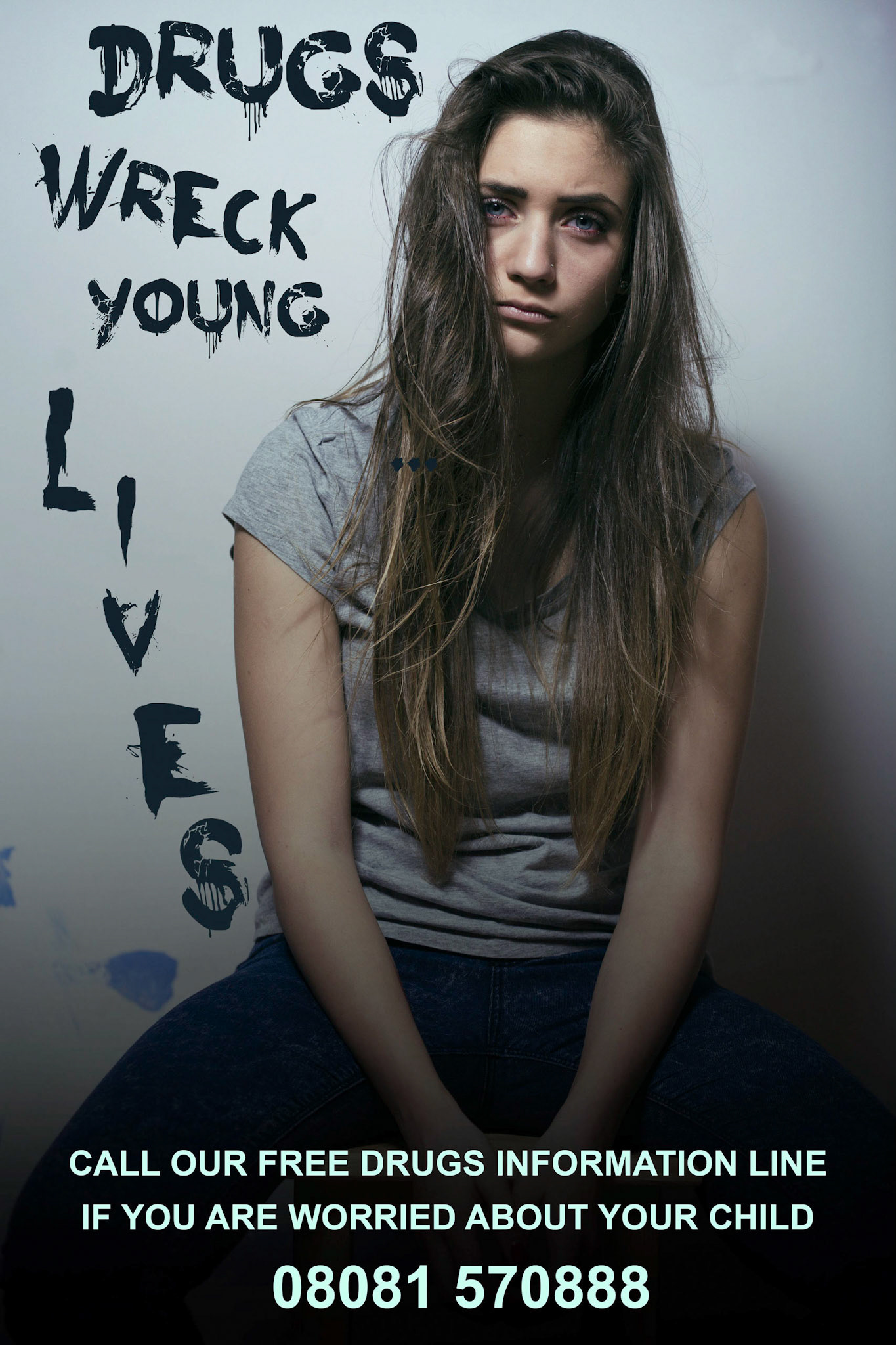 problem depressioned teenage with messed hair