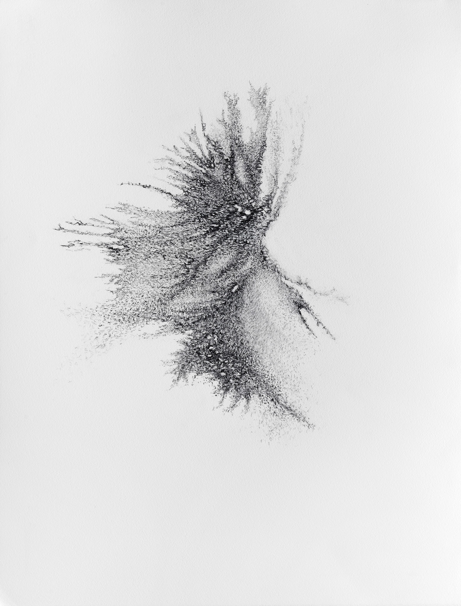Fragment # IV Blyant på papir