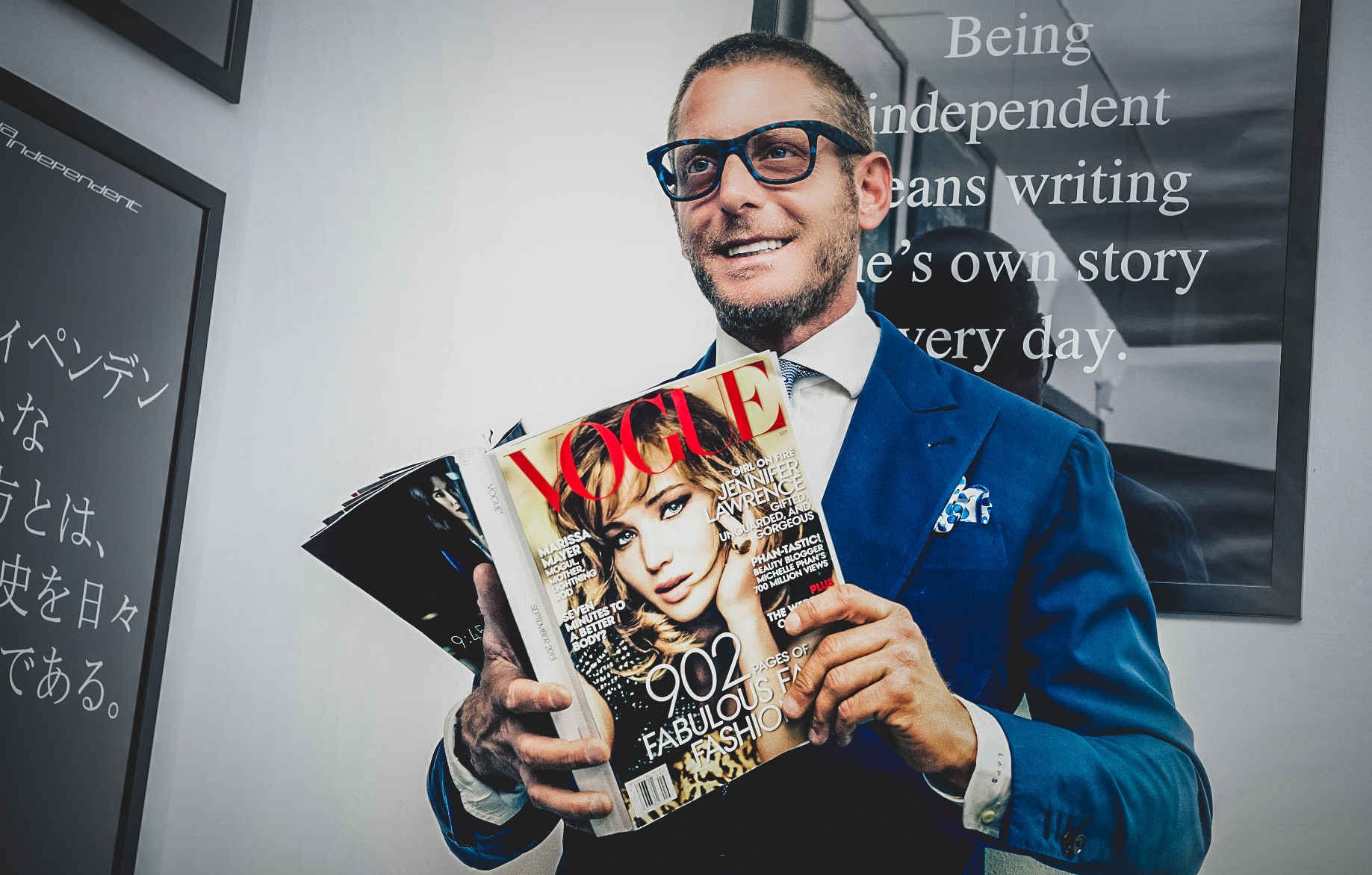 Lapo Elkann per Italia Independent